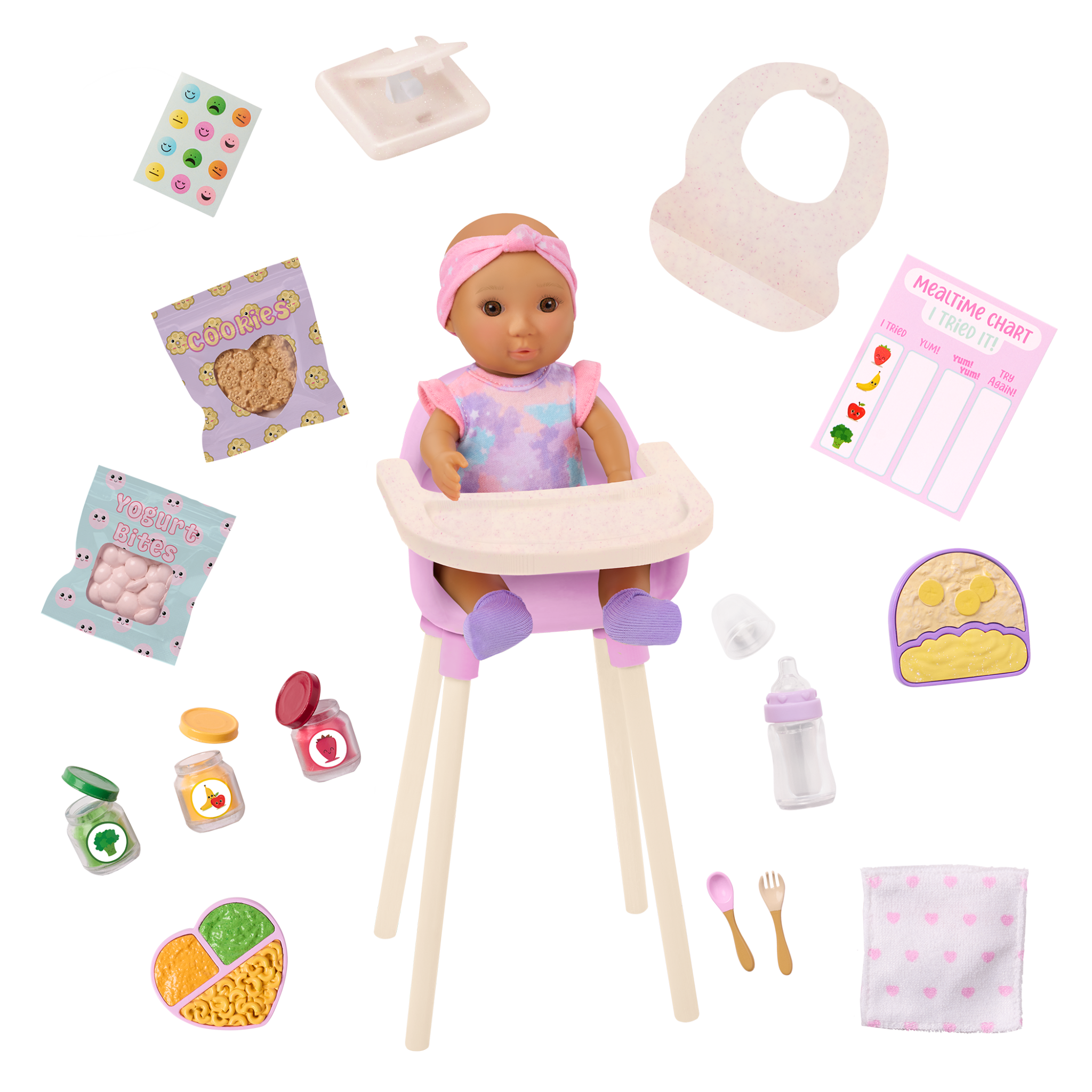Baby Emilia & Mealtime Set | 8