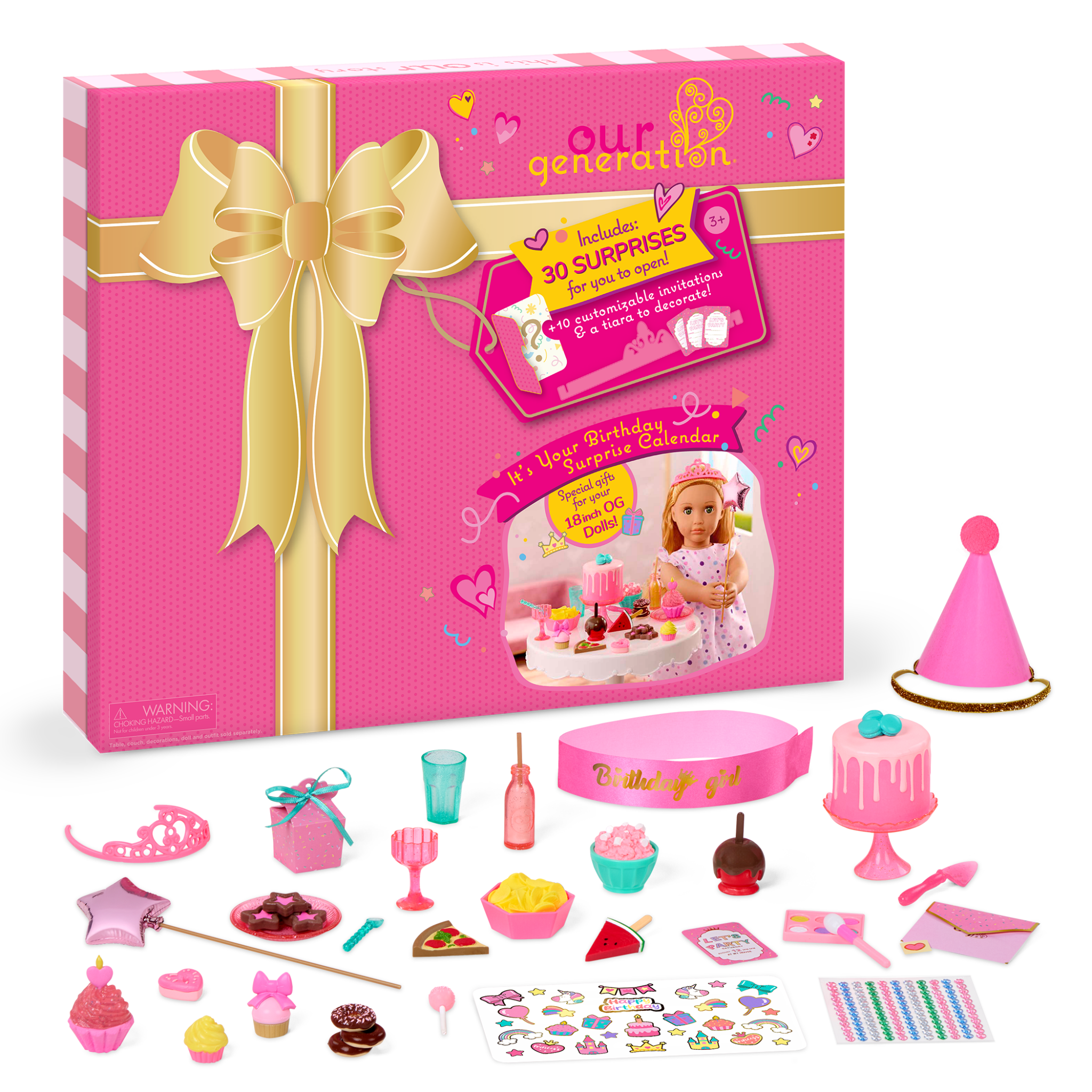 Birthday Surprise Calendar | Doll Accessories | Our Generation