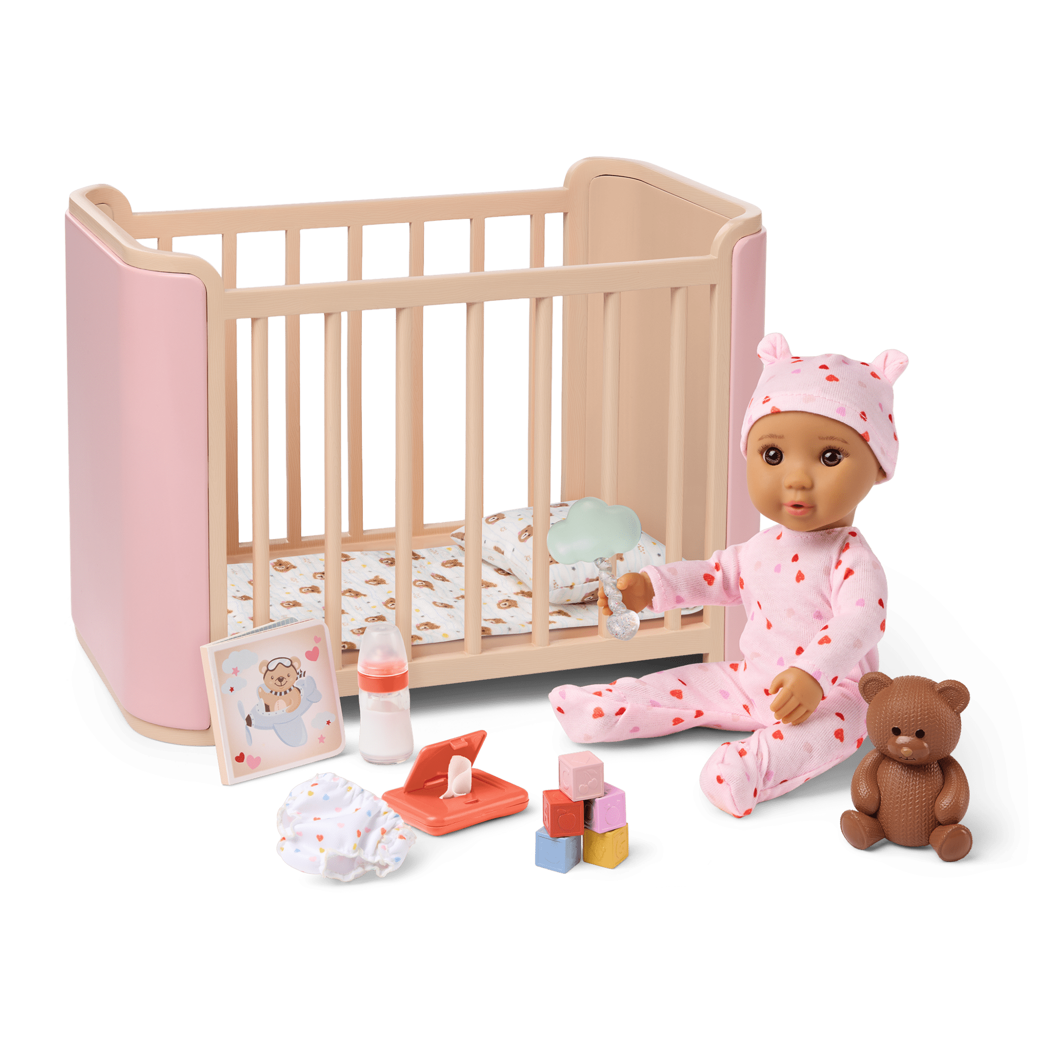 Baby Alba & Crib Set | Doll Accessories