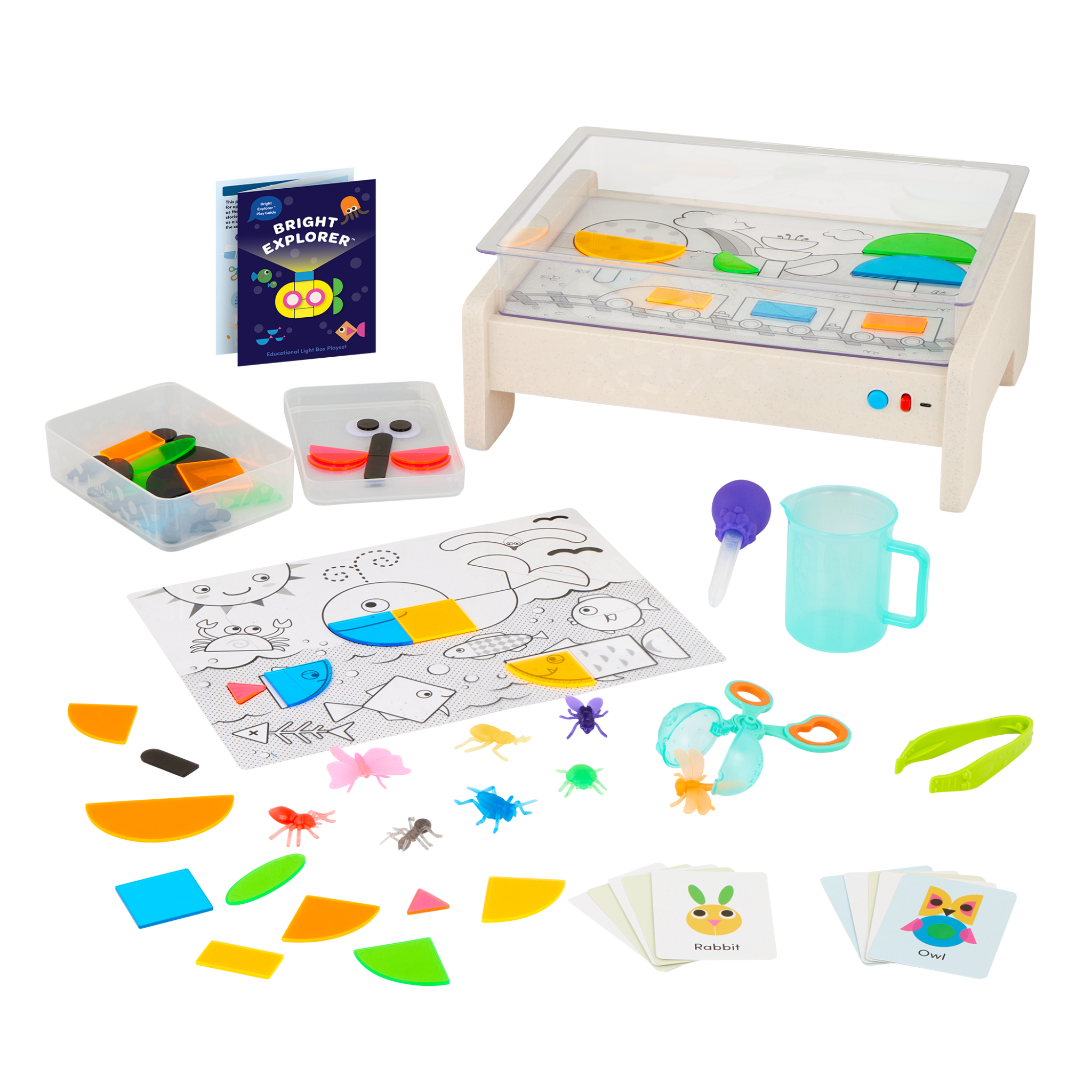 Bright Explorer|Educational Light Box Playset|Battat Education