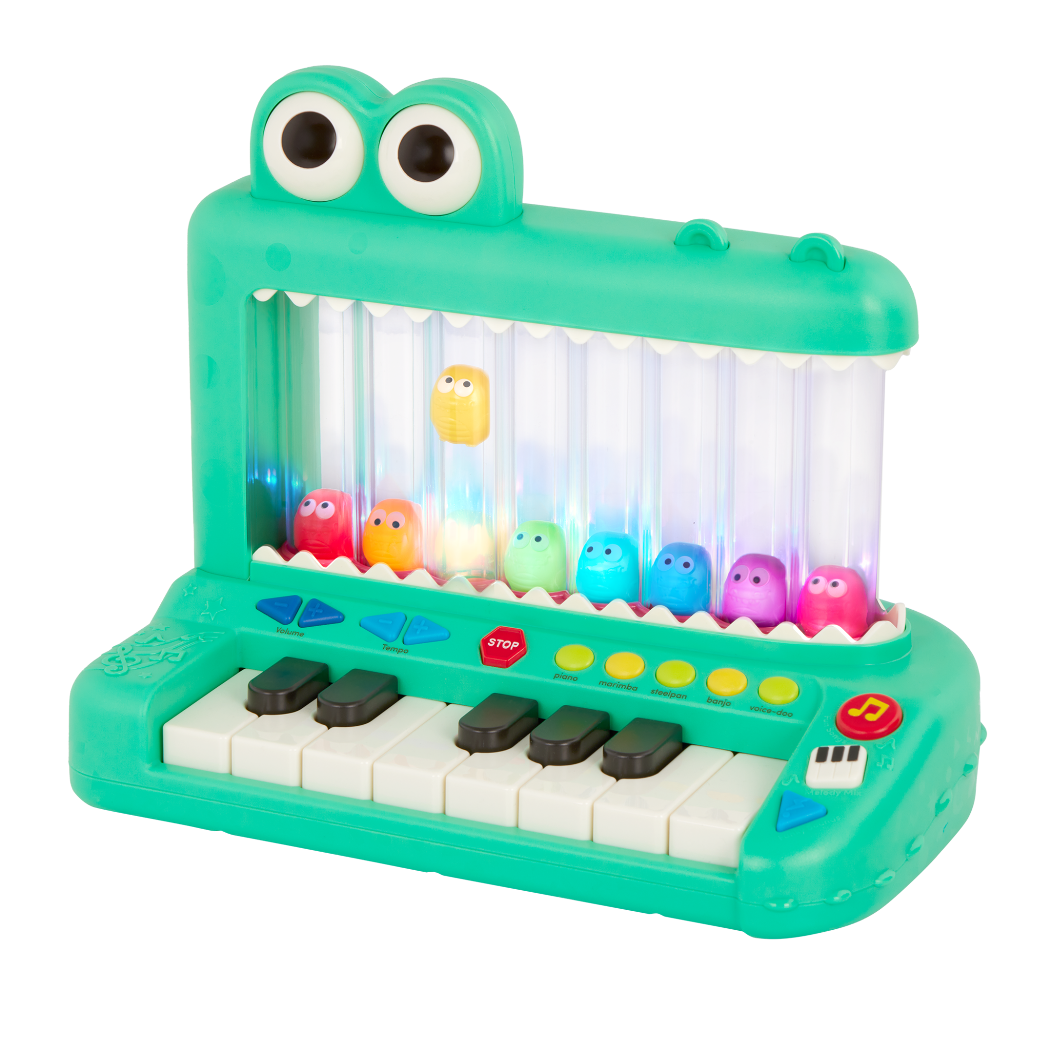 Croco Pop Piano | Crocodile Toy Keyboard | Battat – MaisonBattat