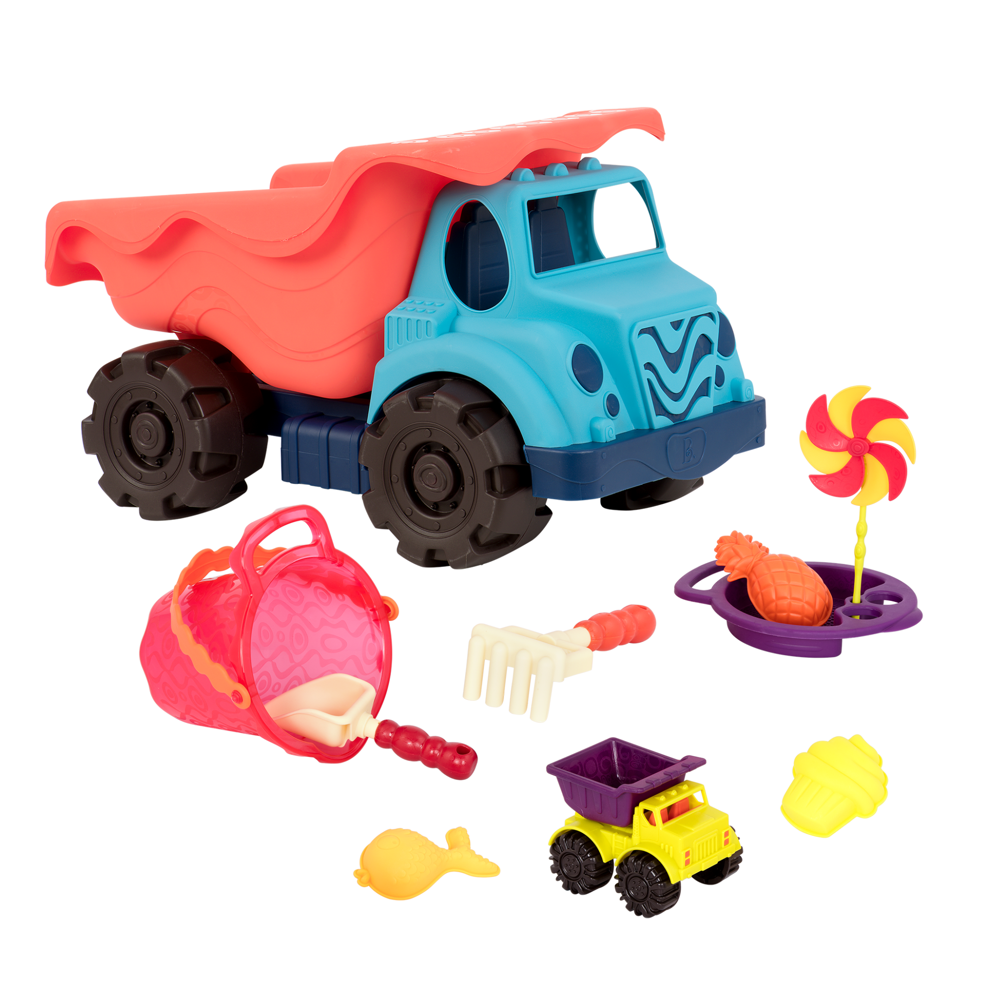 Colossal Cruiser & Sand Ahoy! - Red | Dump Truck & Beach Toys | B