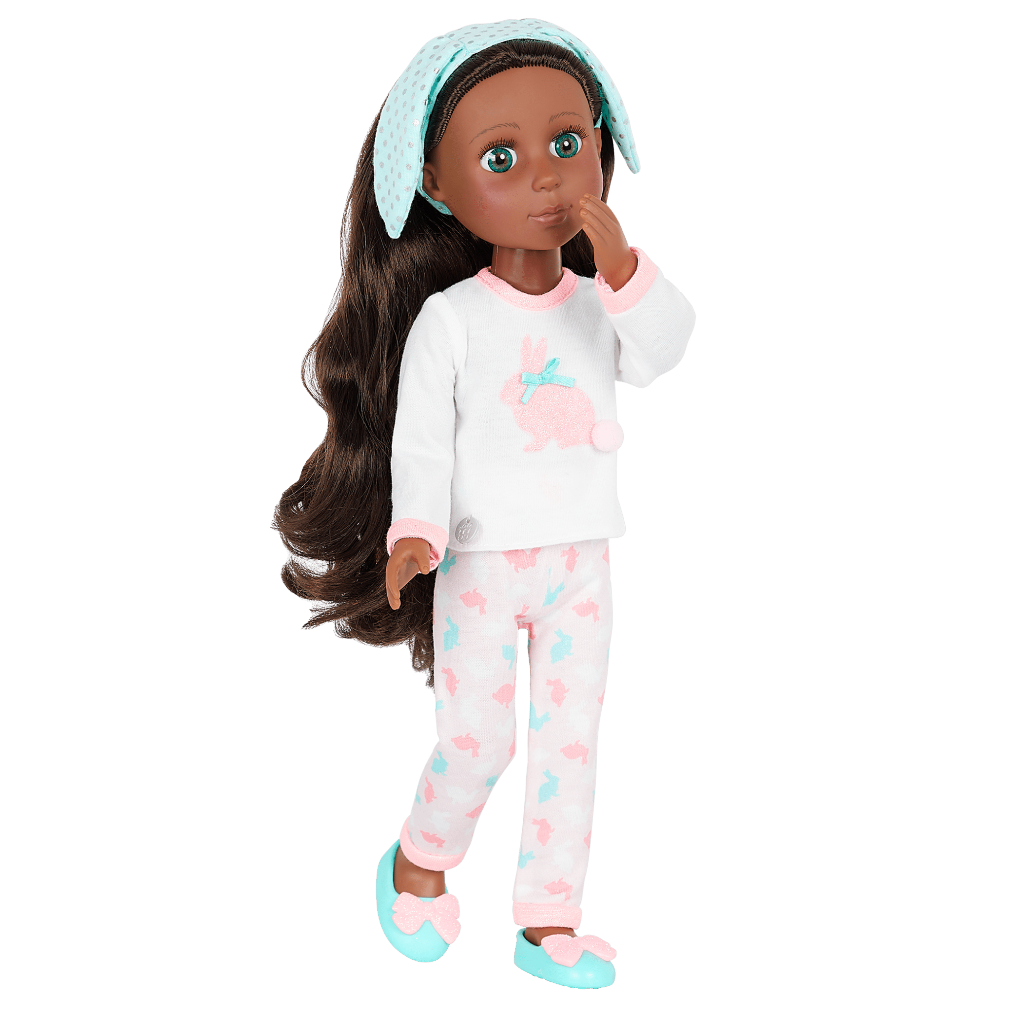 Glitter Girls – Peluche Articulée Golden Retriever ZEKE – Avec Lit Et Coussin Arc-en-ciel, Dès 3 Ans, Compatible 14 Pouces