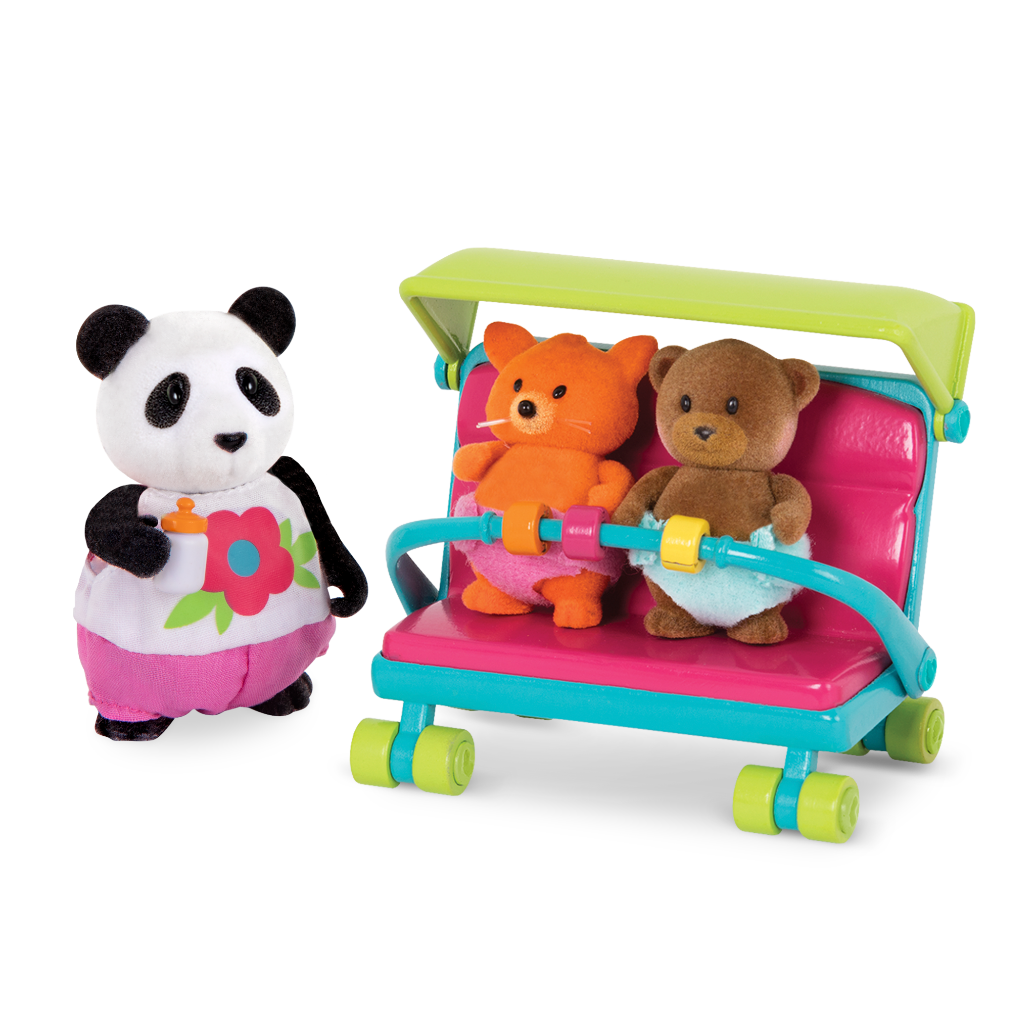 Babysitter Set | Playset with Baby Accessories | Li'l Woodzeez