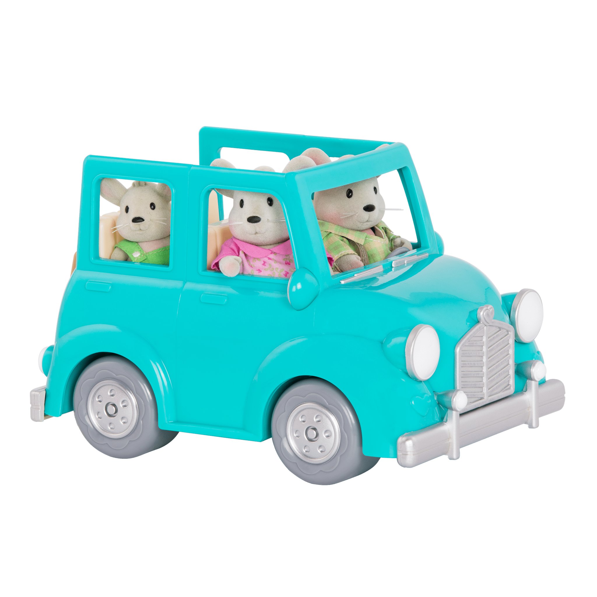 Blue Toy Car | Vehicles for Animal Figurines | Li'l Woodzeez