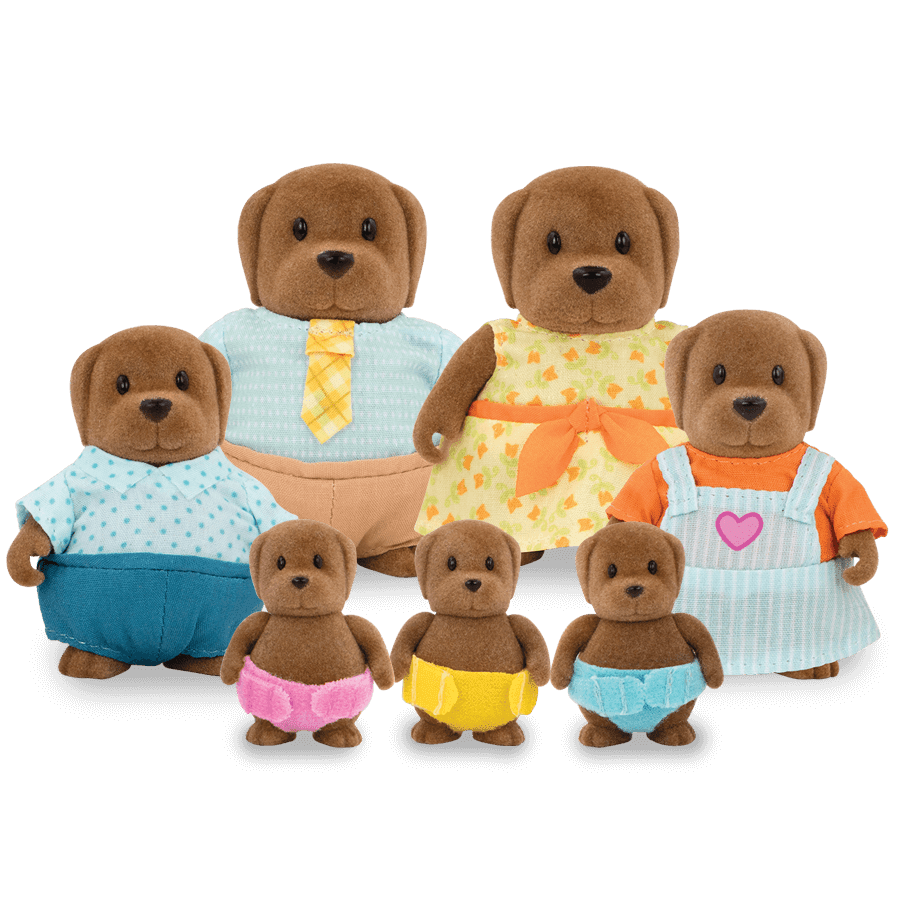 The Wagadoodle Dogs | Small Animal Figurines | Li'l Woodzeez