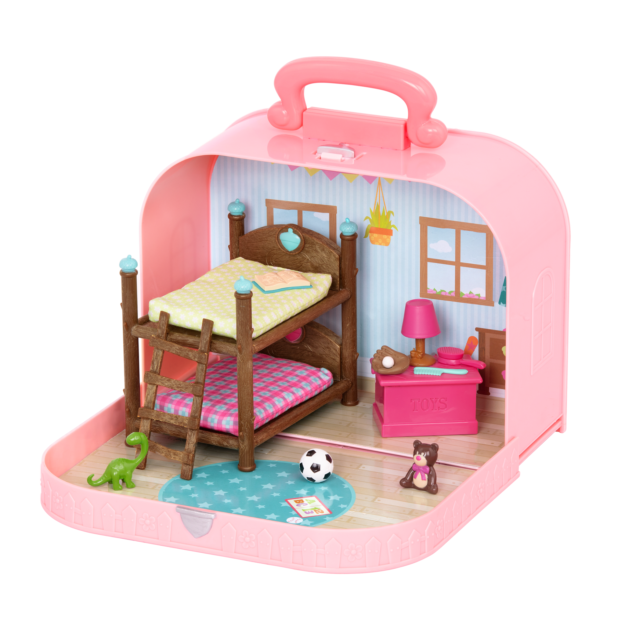 【新品未使用】ファンシーボックス 鍵付き Lil'Daze 2個セット 当時品 Travel Suitcase Playset | Carry Case with Accessories | Li'l