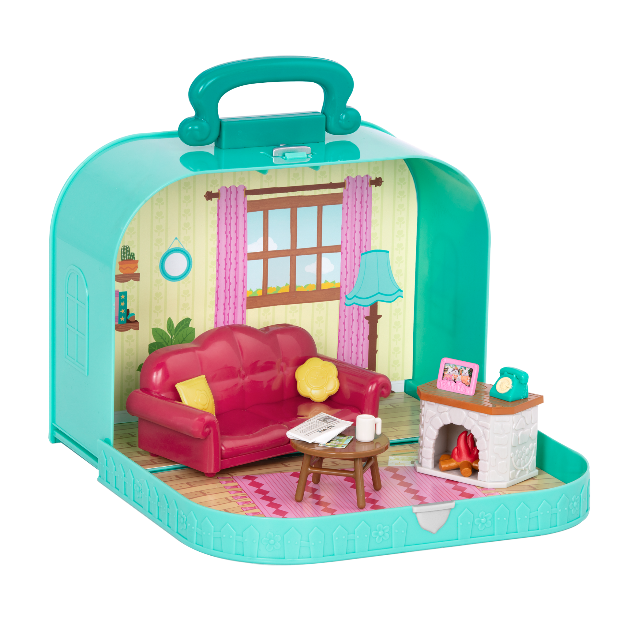Travel Suitcase Playset | Carry Case with Accessories | Li'l