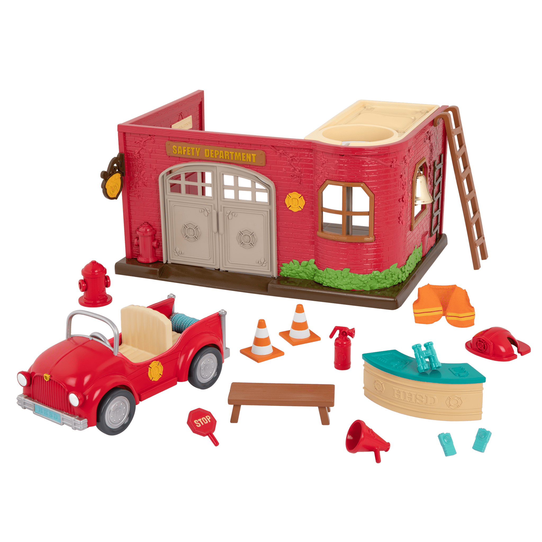 Honeysuckle Safety Department | Toy Playset | Li'l Woodzeez