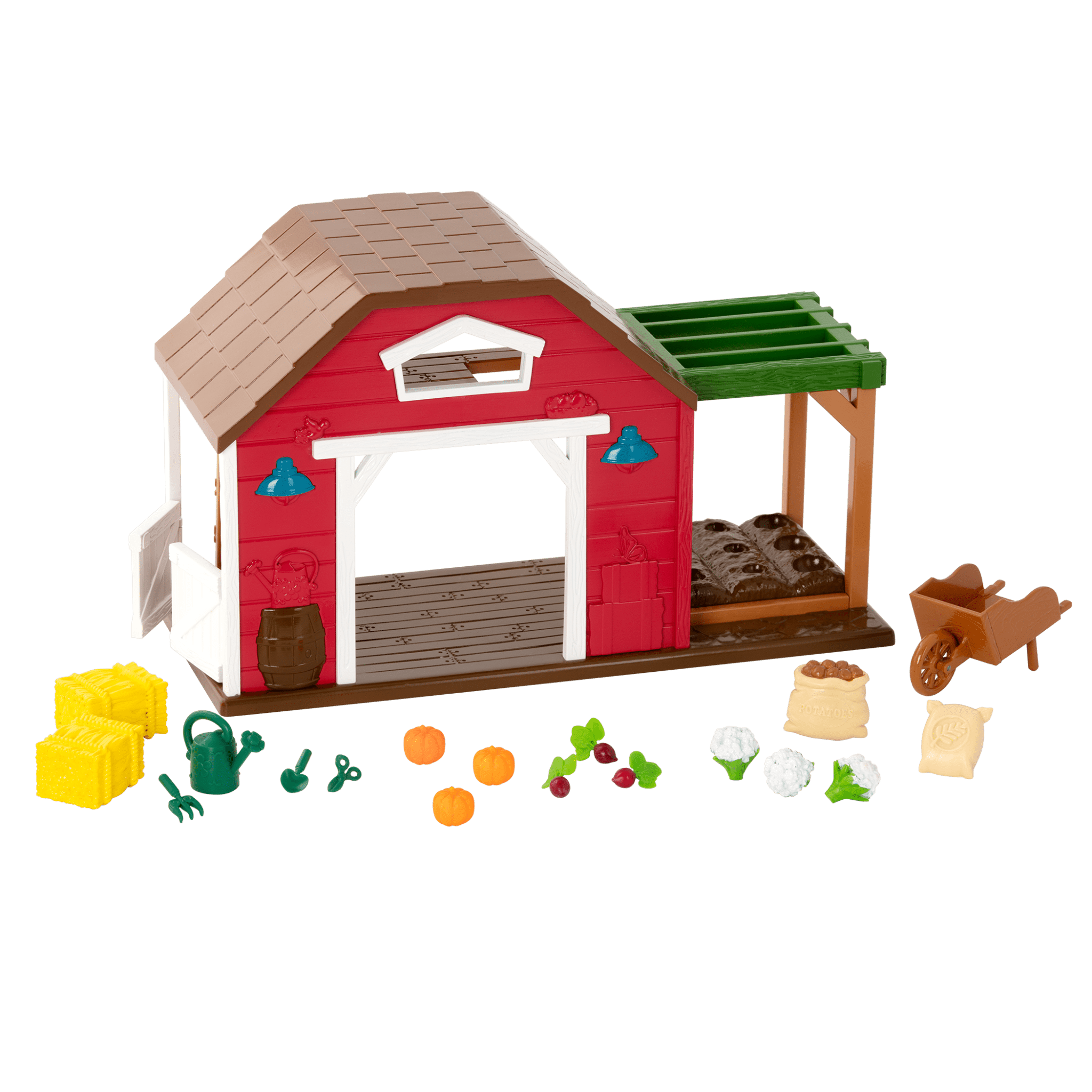 Happy Harvest Farms | Toy Farm with Accessories | Li'l Woodzeez