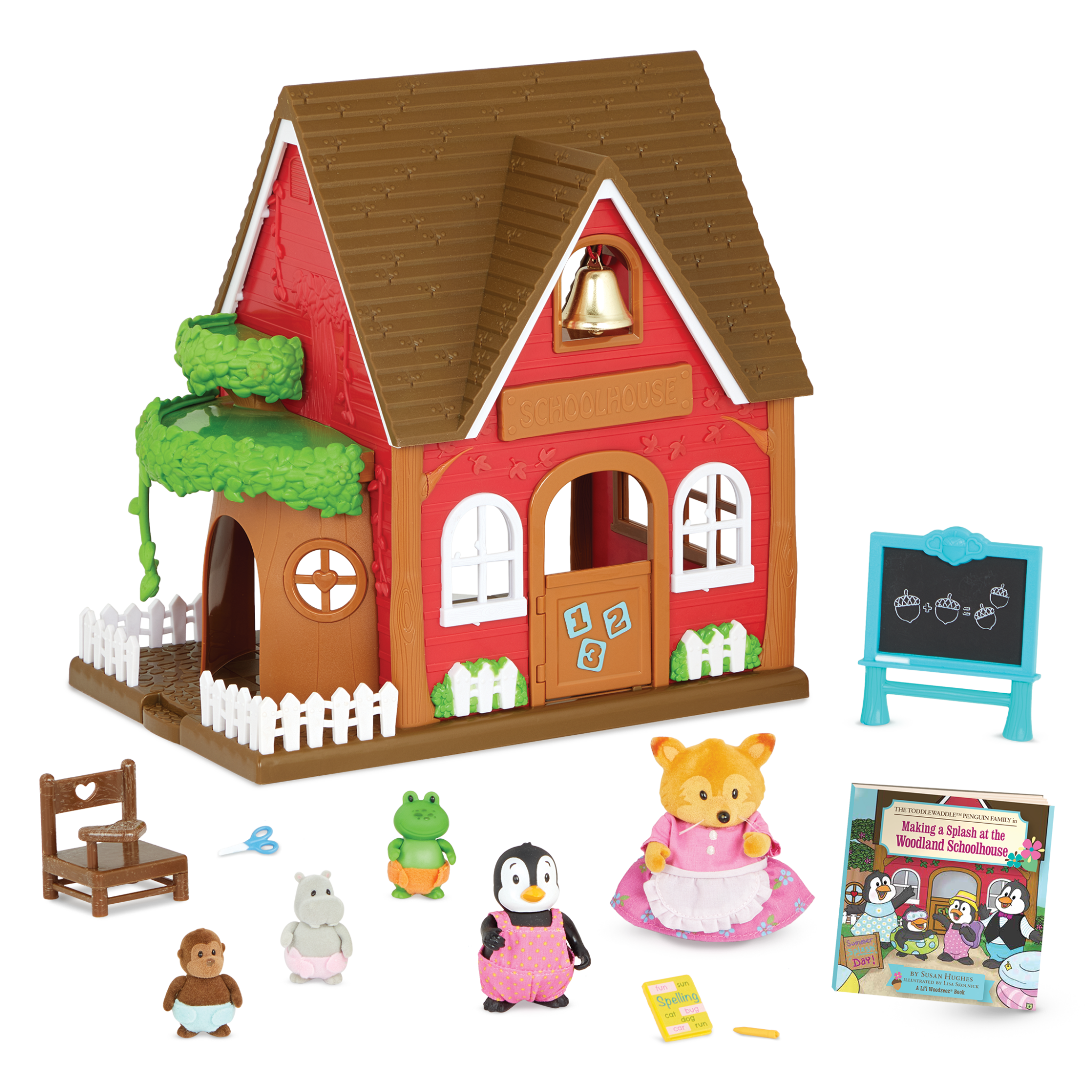 Woodland Schoolhouse | School Playset with Accessories | Li'l