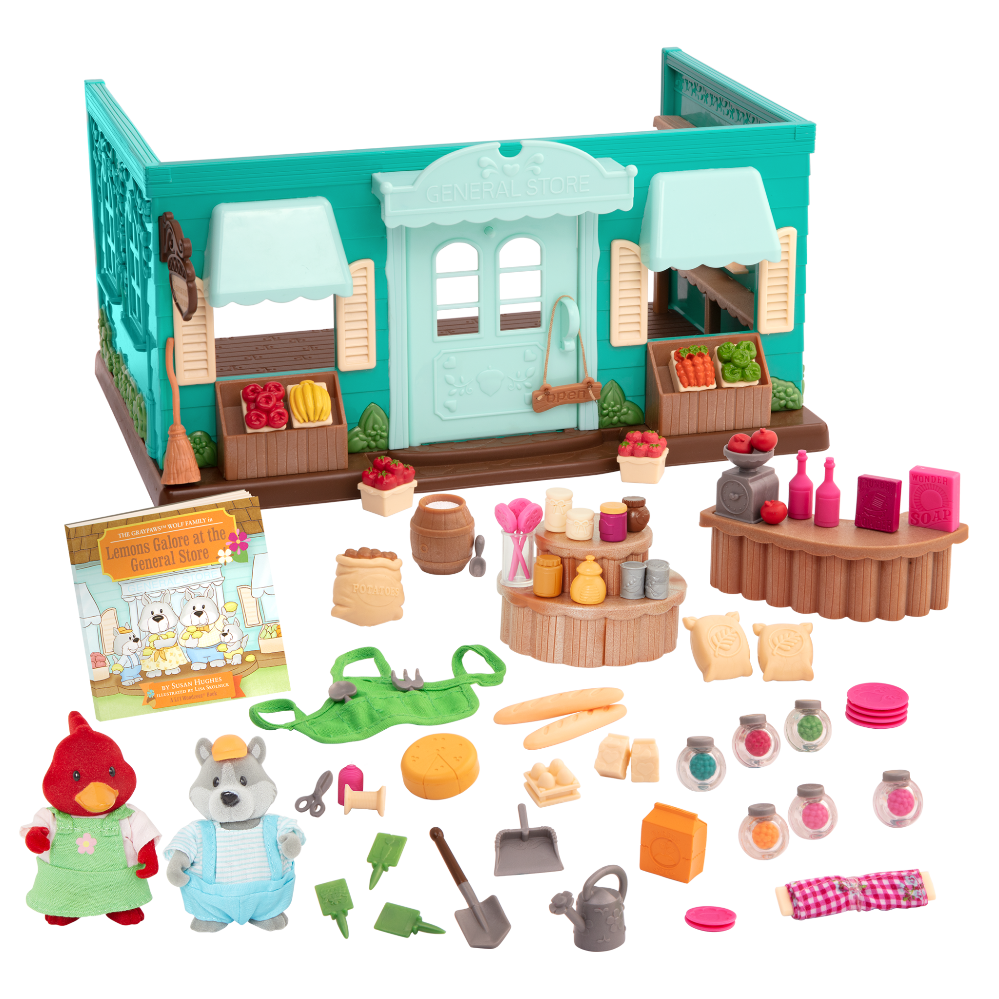 Honeysuckle Hollow General Store | Deluxe Playset | Li'l Woodzeez