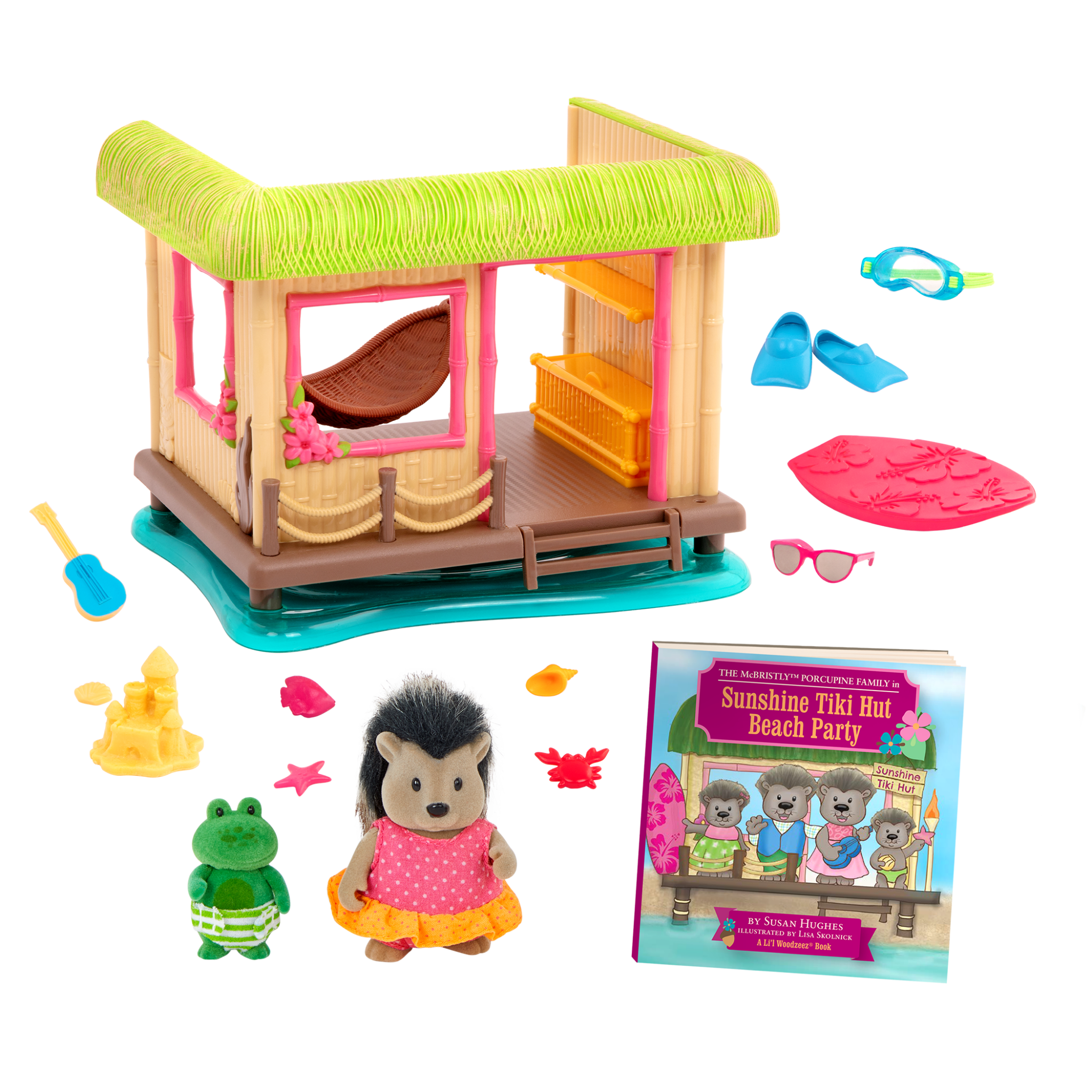 Tiki Hut | Deluxe Beach House Playset | Li'l Woodzeez – MaisonBattat