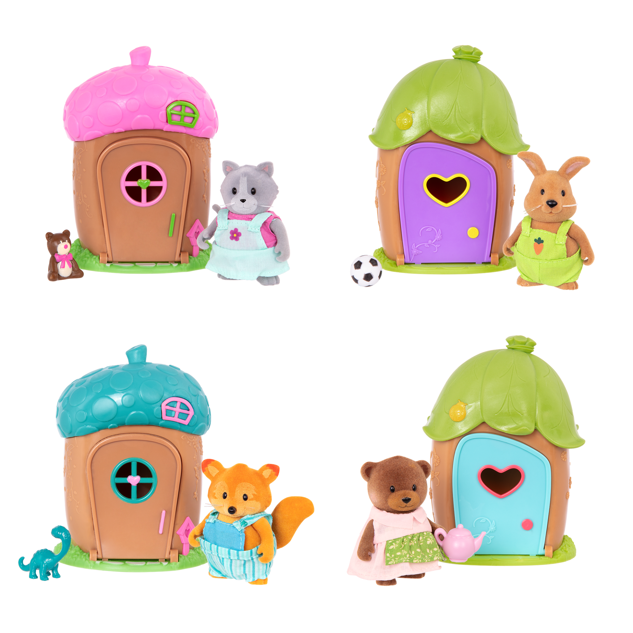 Mini Acorn House Surprise | Toy Figurine Playset | Li'l Woodzeez
