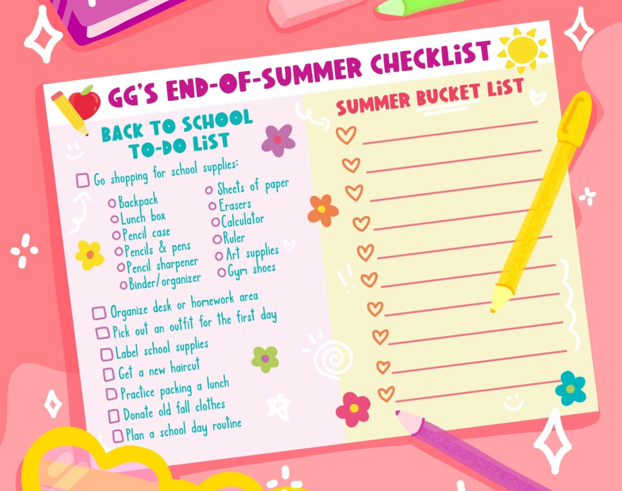 GG’s End-of-Summer Checklist - MaisonBattat