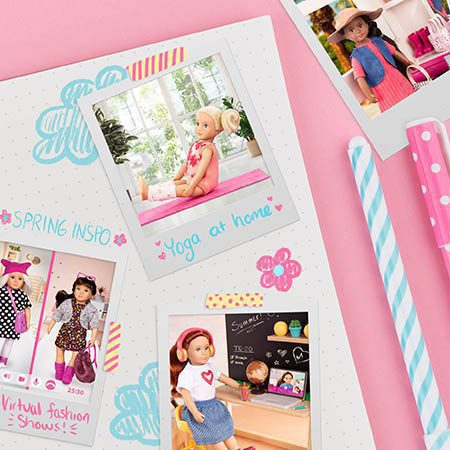 Mini doll scrapbook.