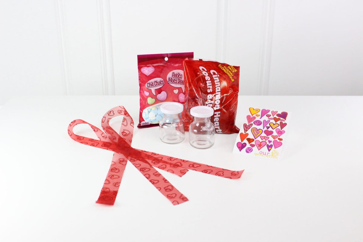 Sweet Hearts for Sweethearts! DIY Valentine's Candy Jar - MaisonBattat
