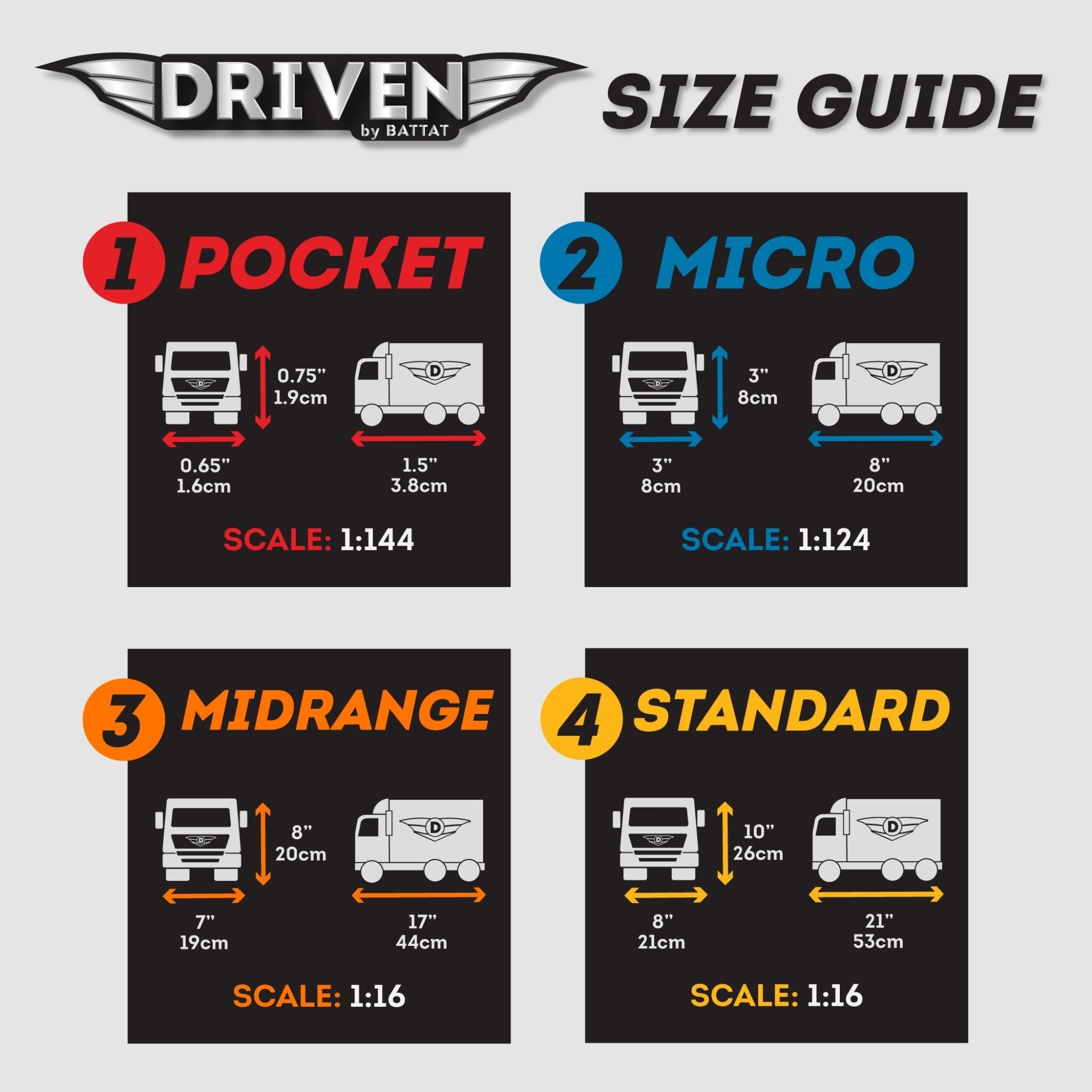 DRIVEN Size Guide - MaisonBattat