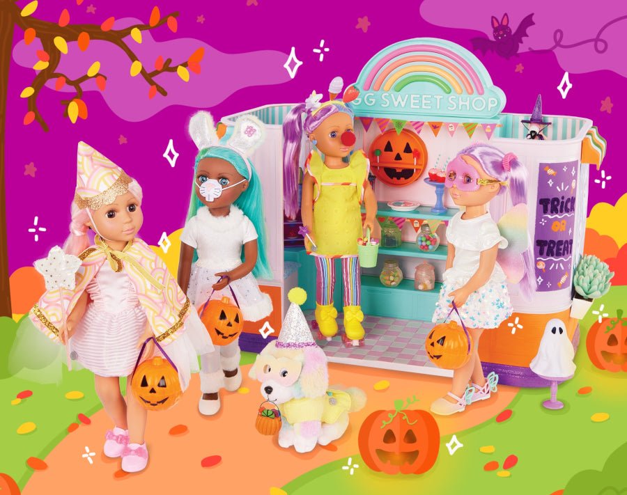Halloween Story for Kids: Trick-or-Treat with the Glitter Girls - MaisonBattat