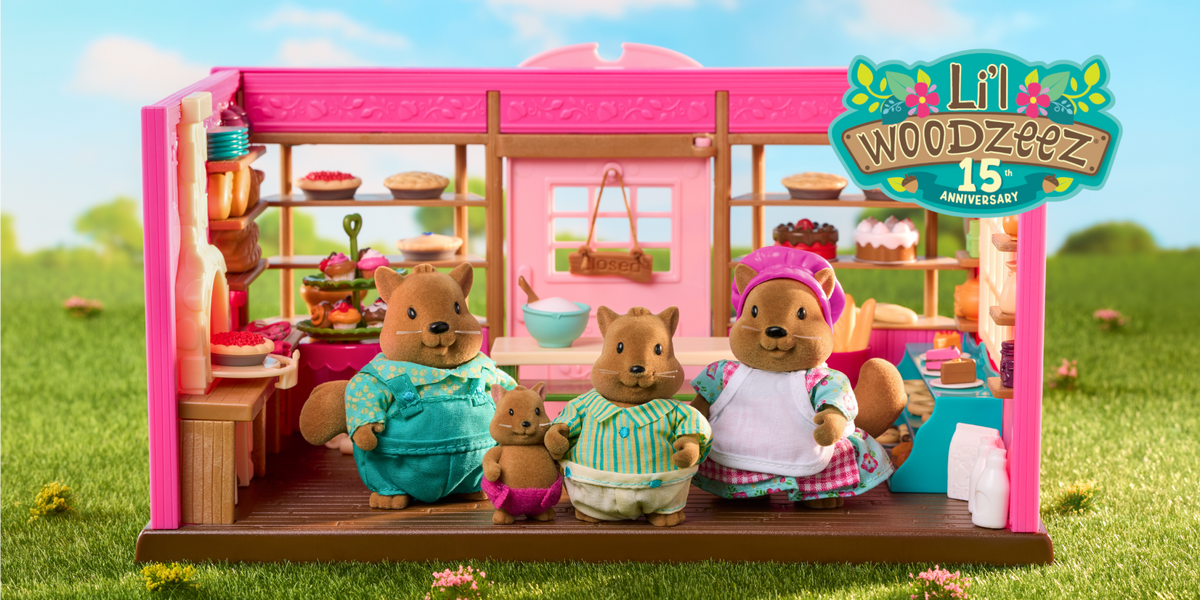 Li'l Woodzeez Bushytail Squirrel Family Portrait
