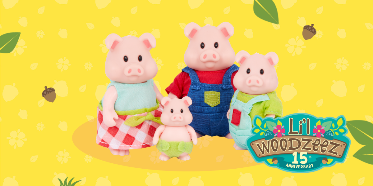 Lil Woodzeez Curlicue Pigs