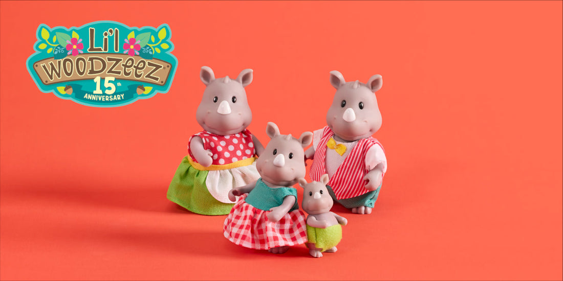 Lil Woodzeez Rumbles Rhinos Family