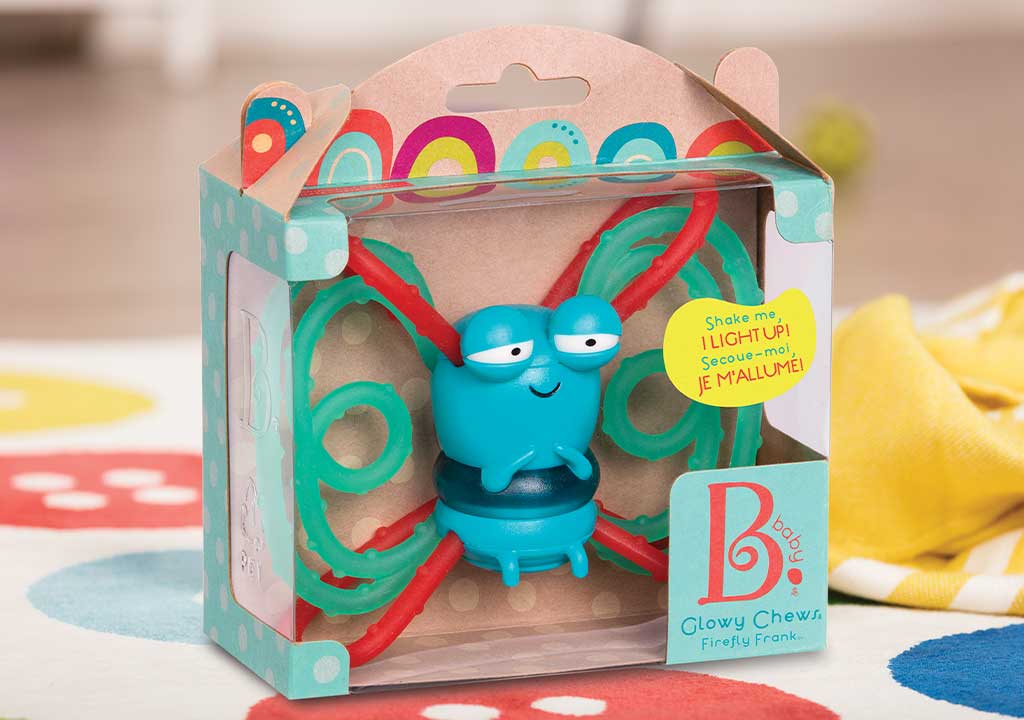 B. toys Firefly Frank Teether Safety Recall
