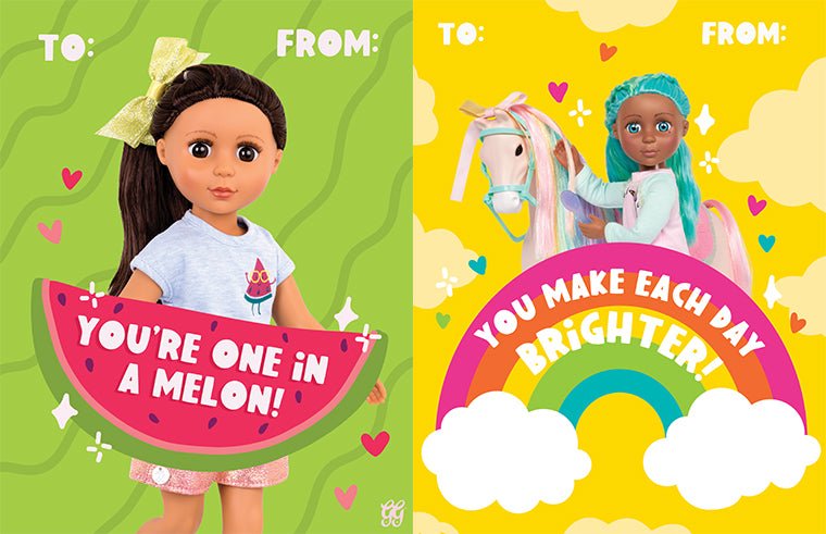 Printable GG Valentine’s Day Cards - MaisonBattat