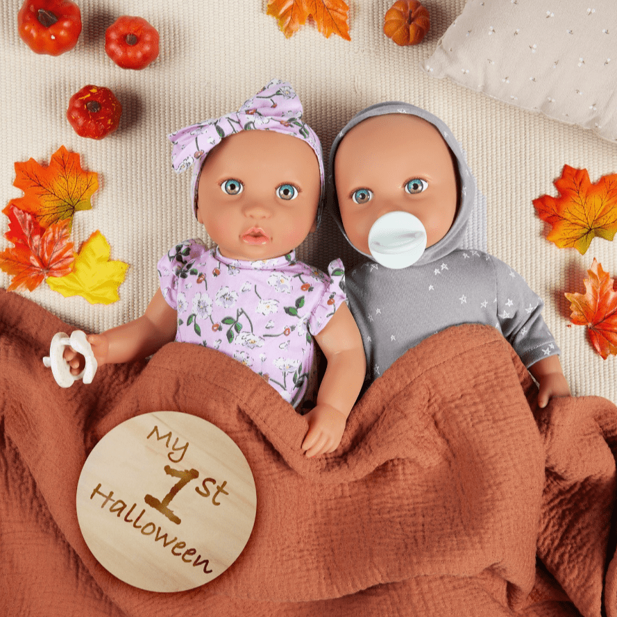 Trick or Treat Training with LullaBaby baby dolls
