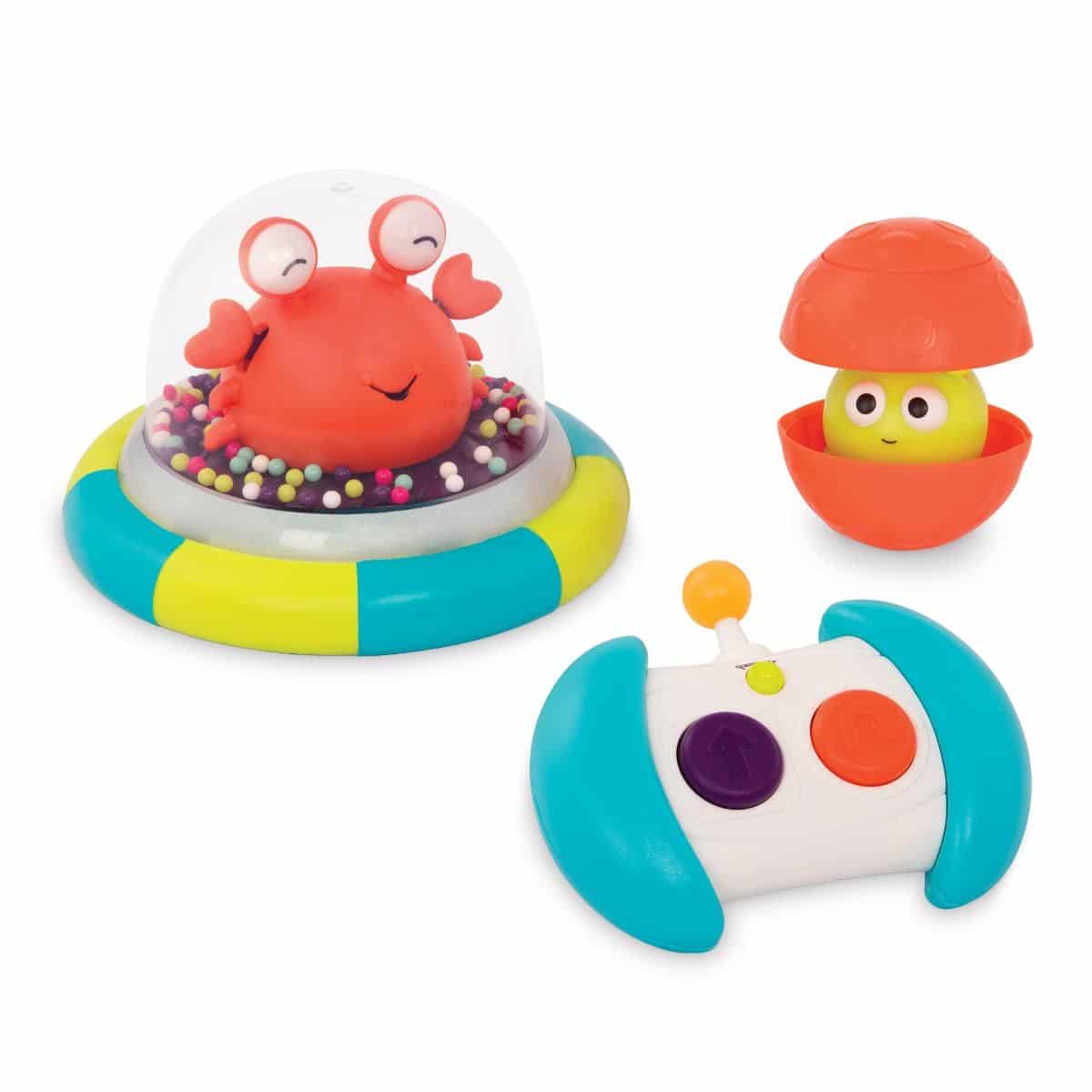 Remote control space car with crab