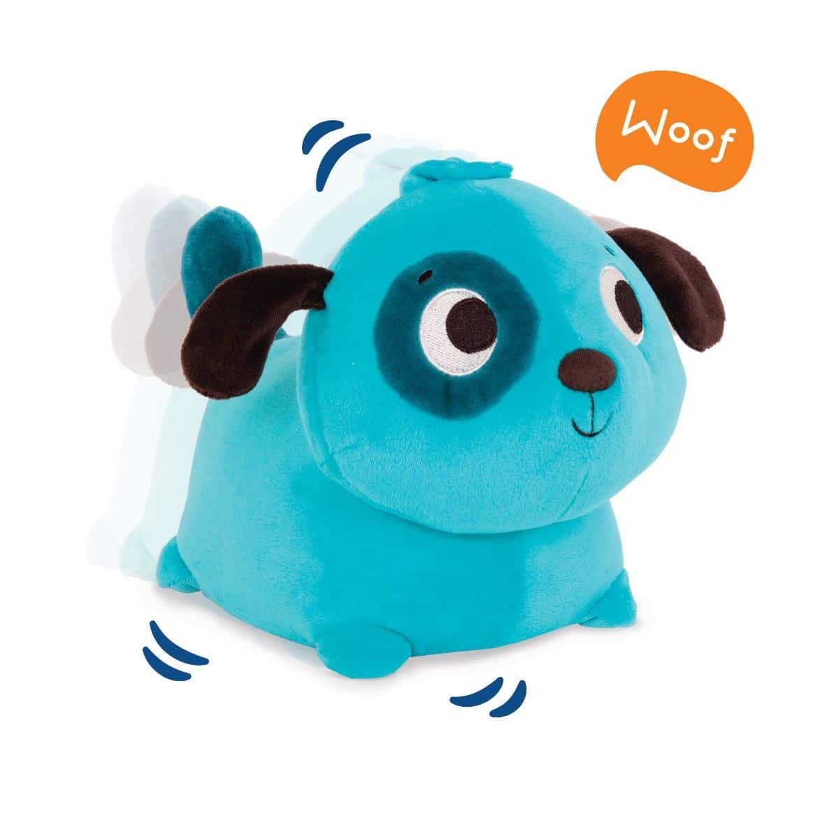 Interactive dog plushie