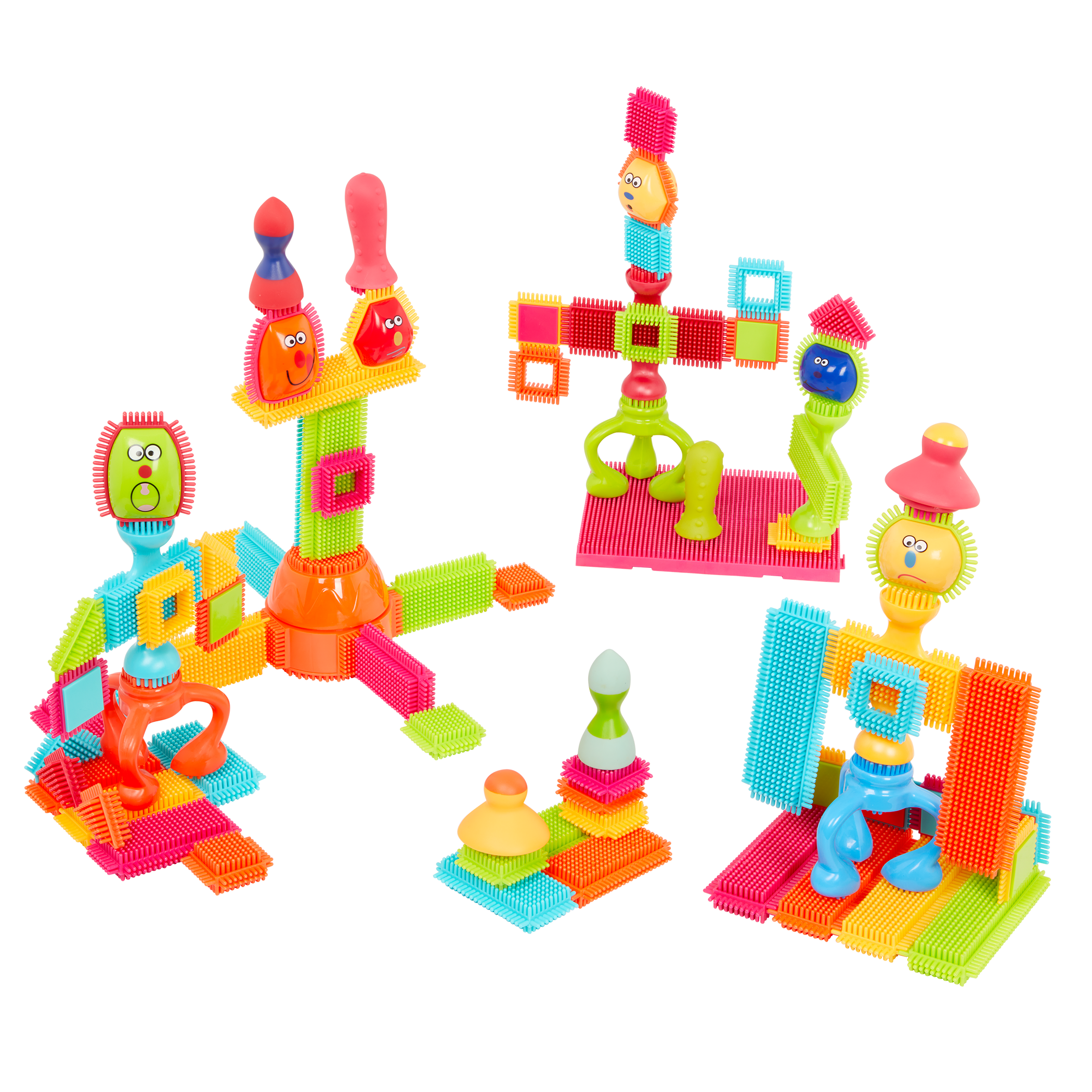 Bristle building blocks set toddler STEM toys