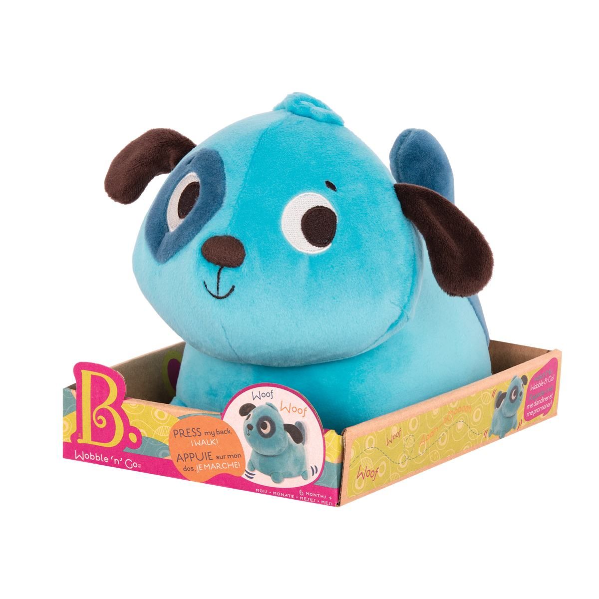 Interactive dog plushie
