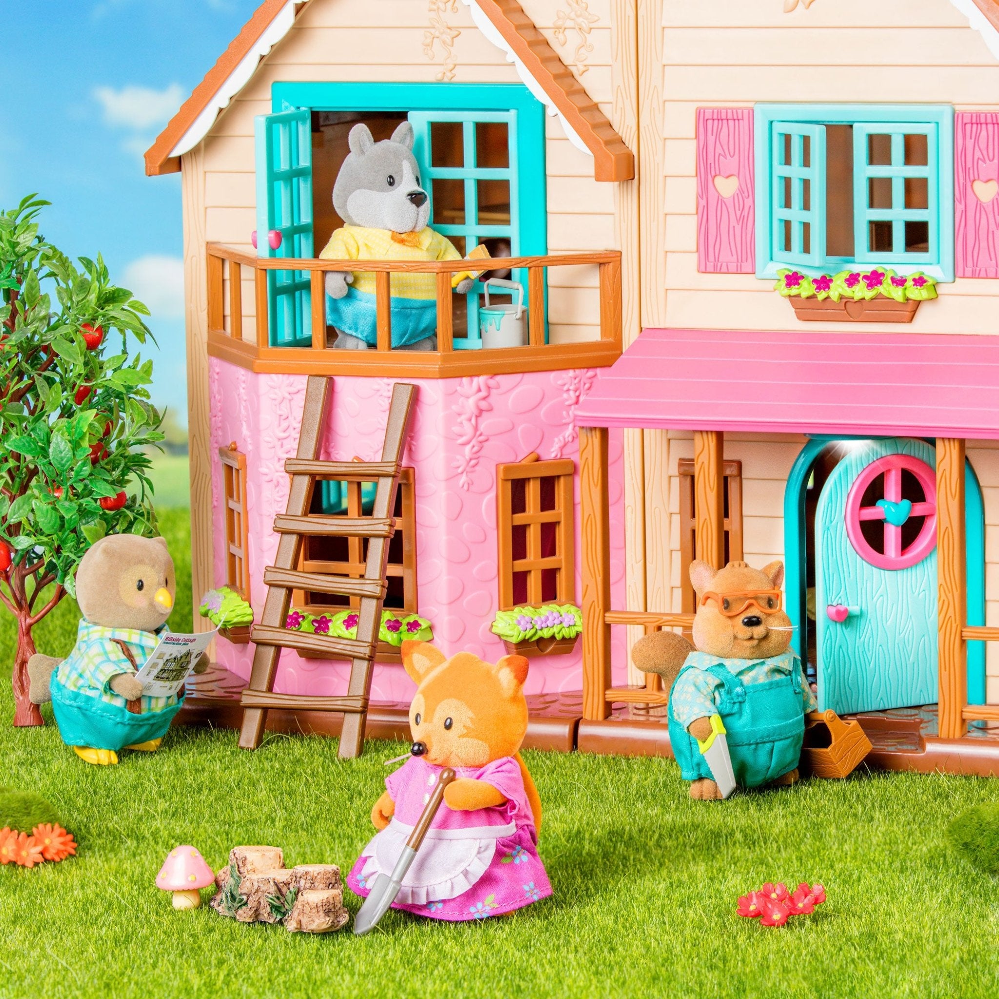 Honeysuckle Hillside Cottage | Toy House with Accessories | Li'l