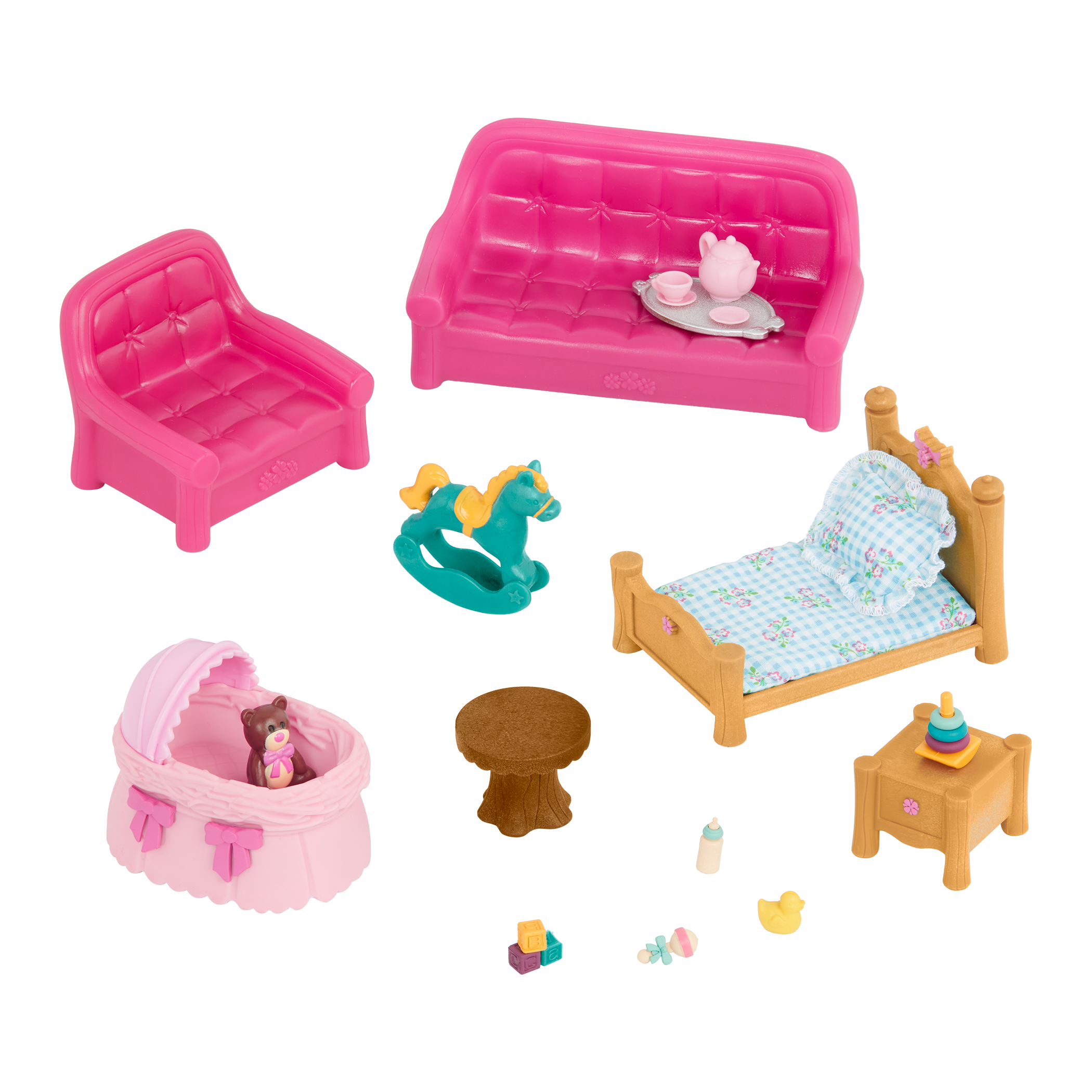 Living room and nursery playset
