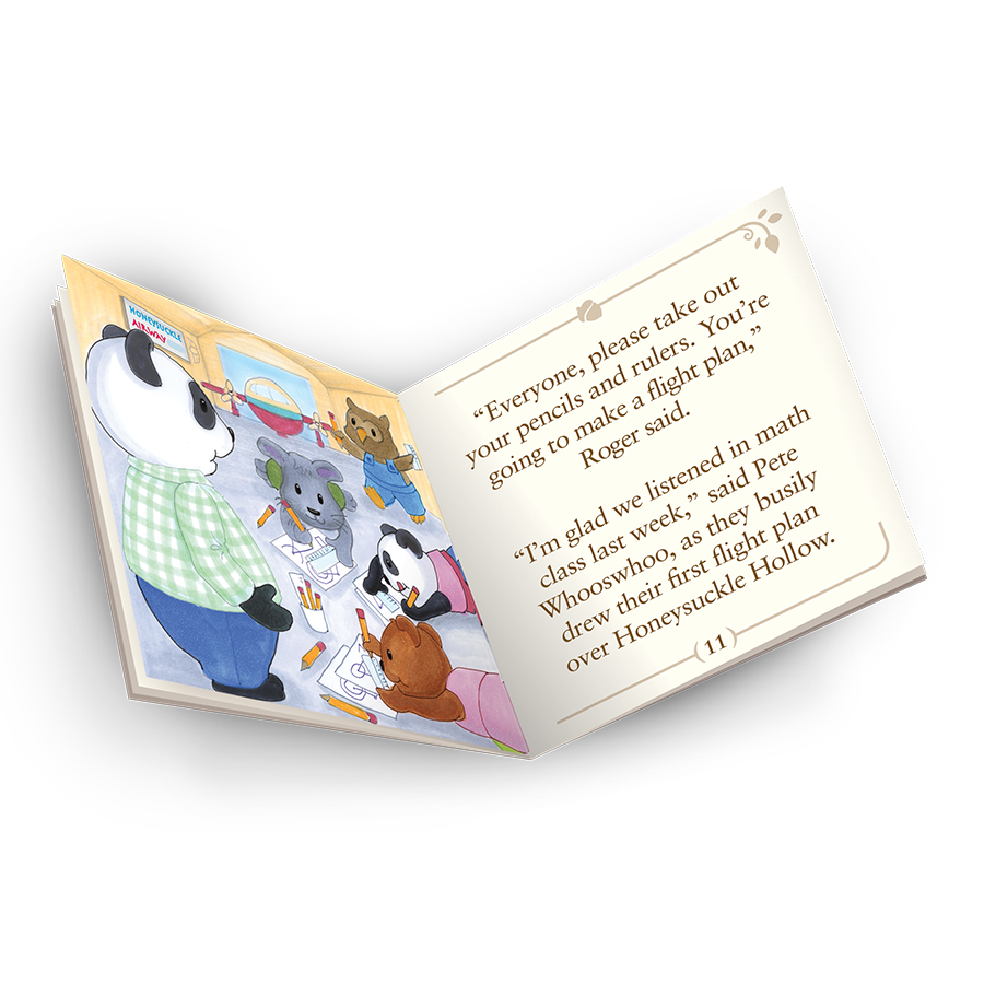 Woodzeez Family of 4 Pandas