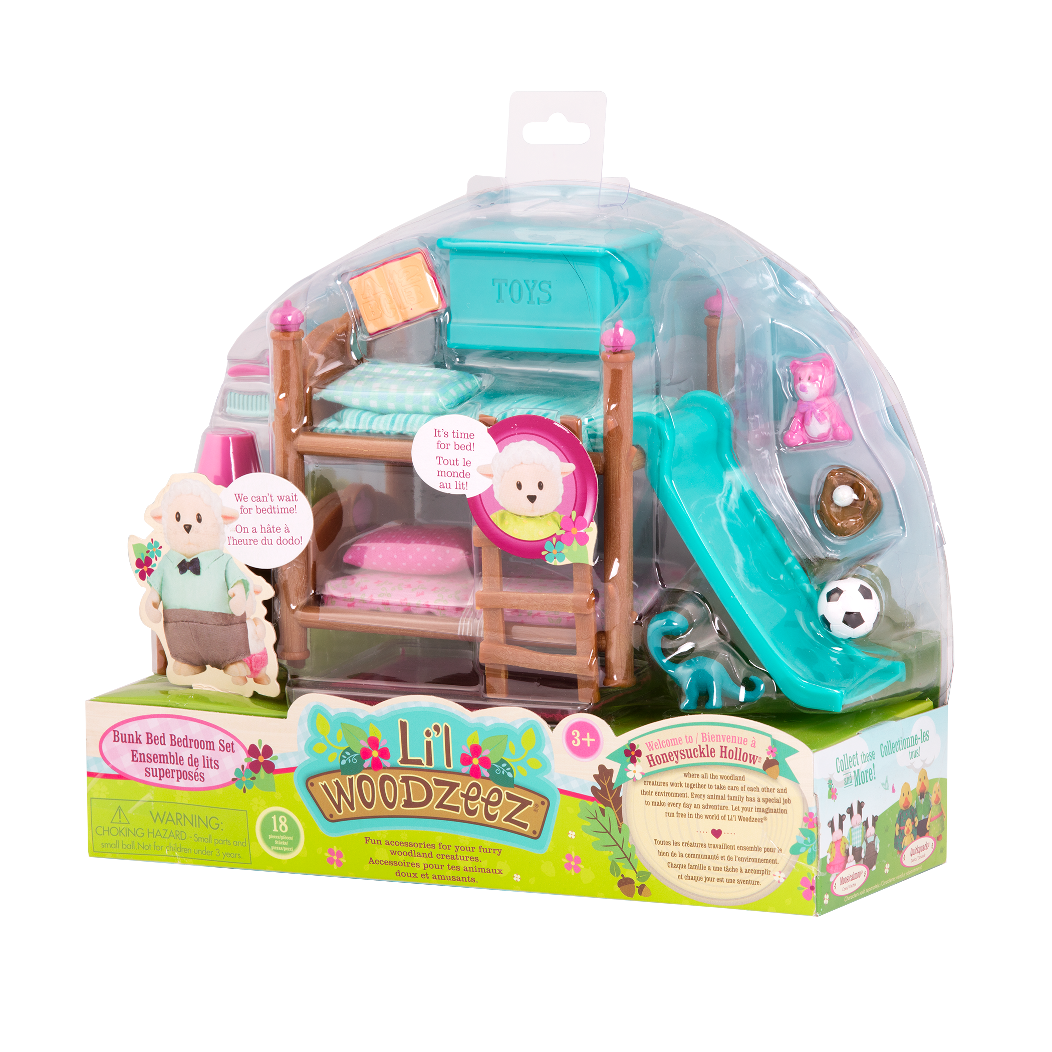 Bunkbed bedroom playset
