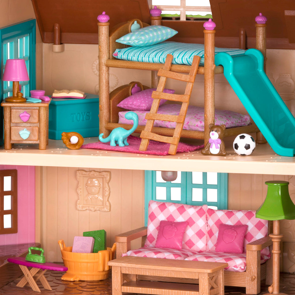 Bunkbed bedroom playset