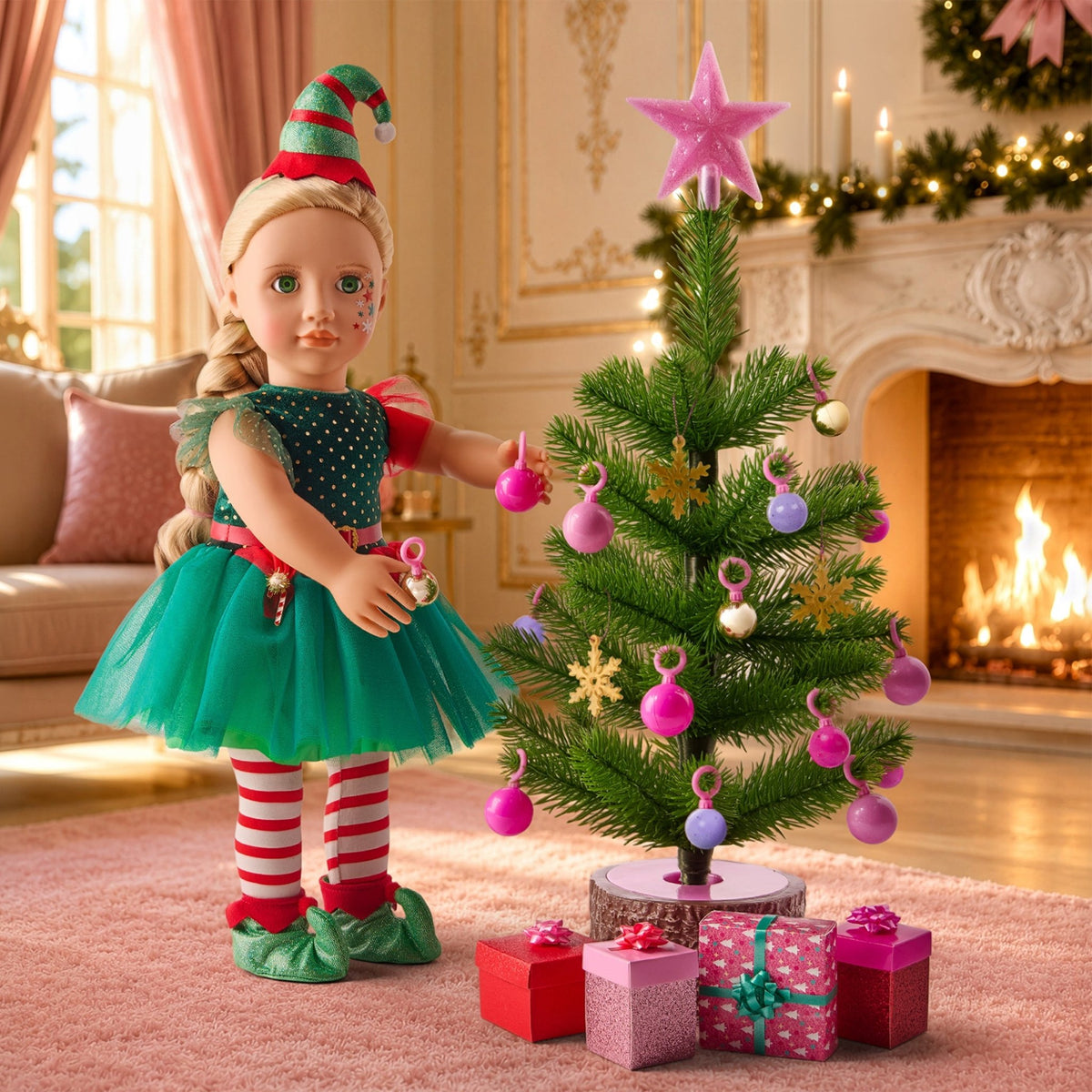Starry Snowfall Surprise Holiday Tree - Our Generation