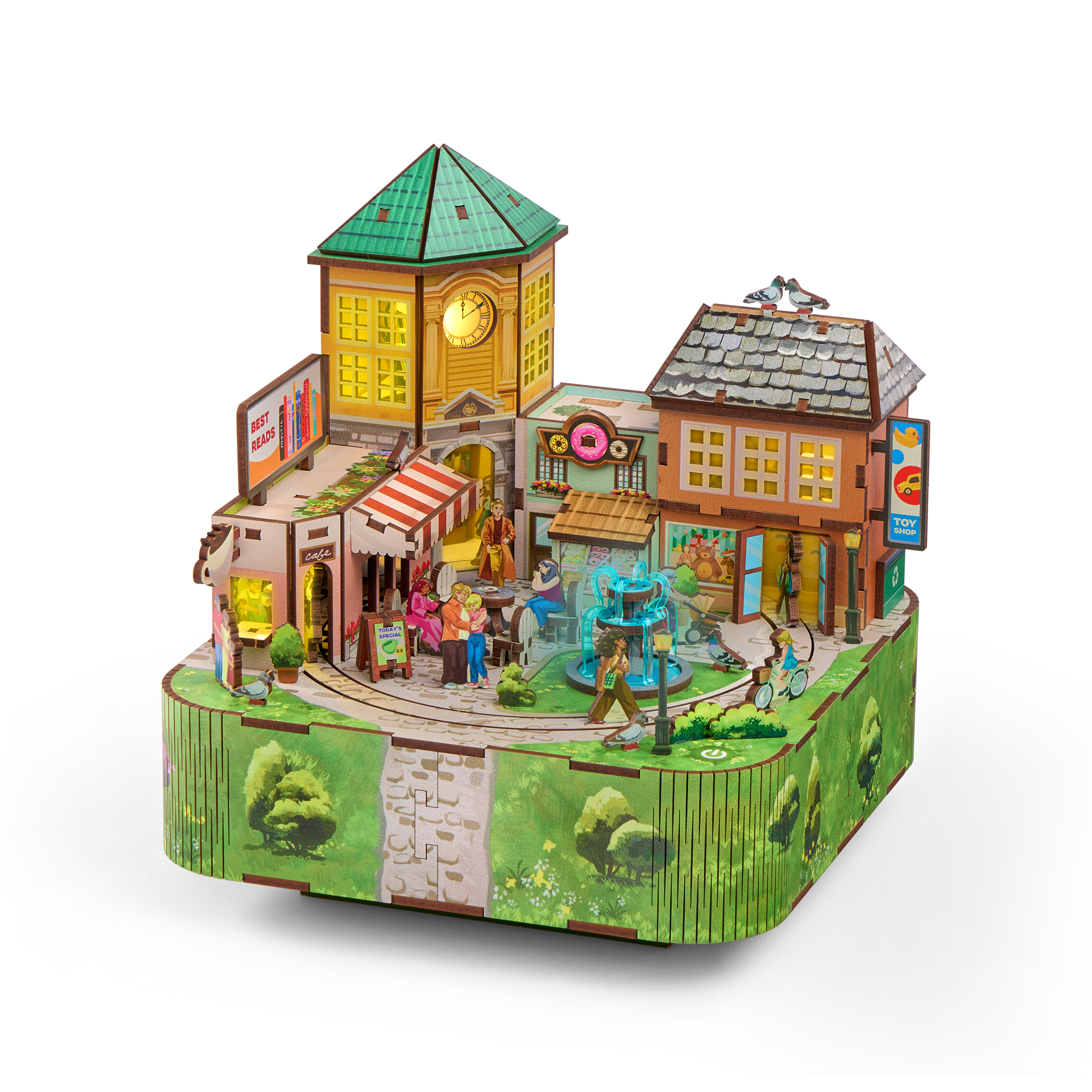 Town Square 3D Build Miniscape