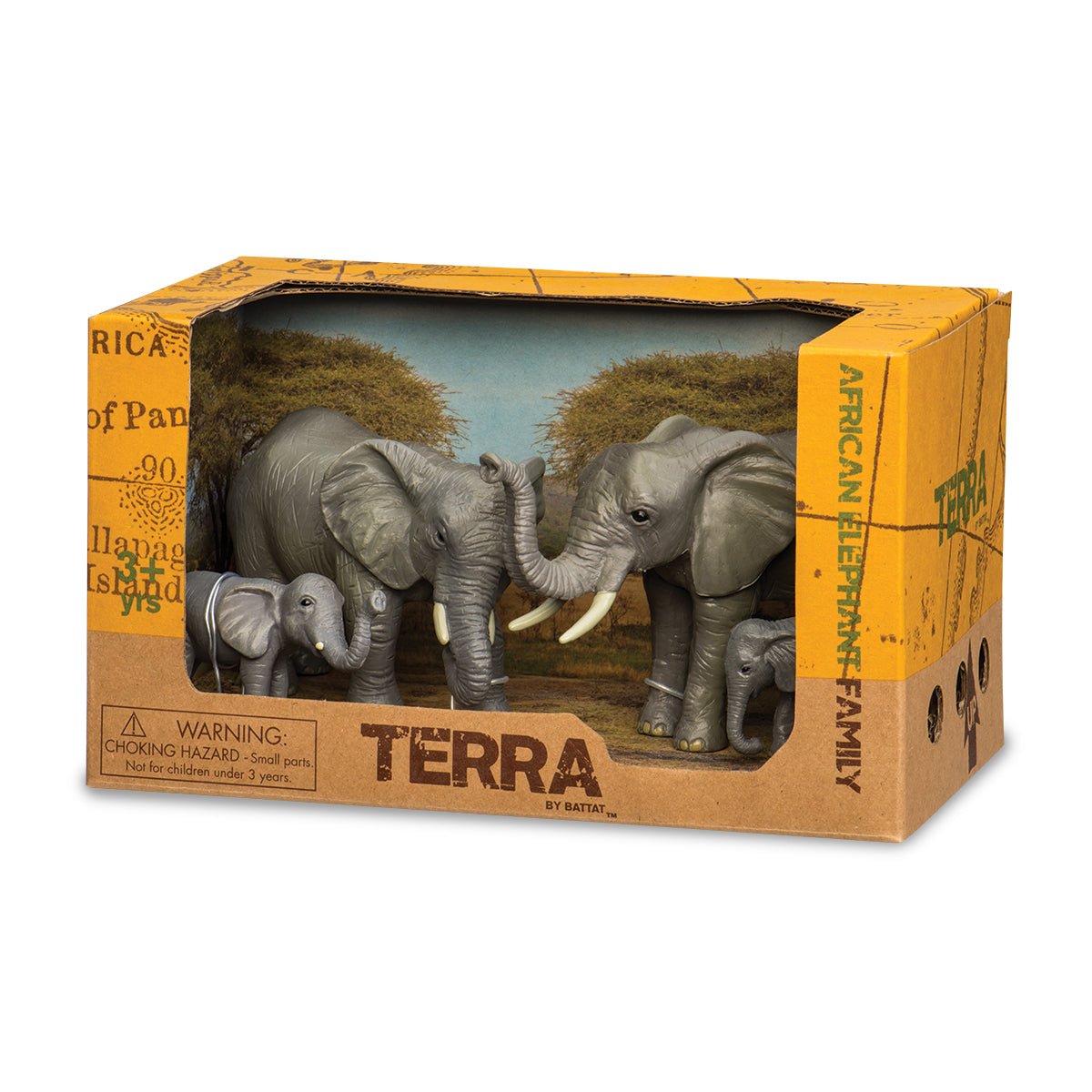 African Elephant Family | Elephant Figurines | Terra by Battat