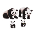 panda black white