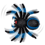 Remote control blue spider electronic tarantula animal toy