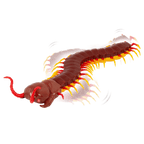 Remote control giant centipede toy