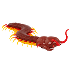 Remote control giant centipede toy