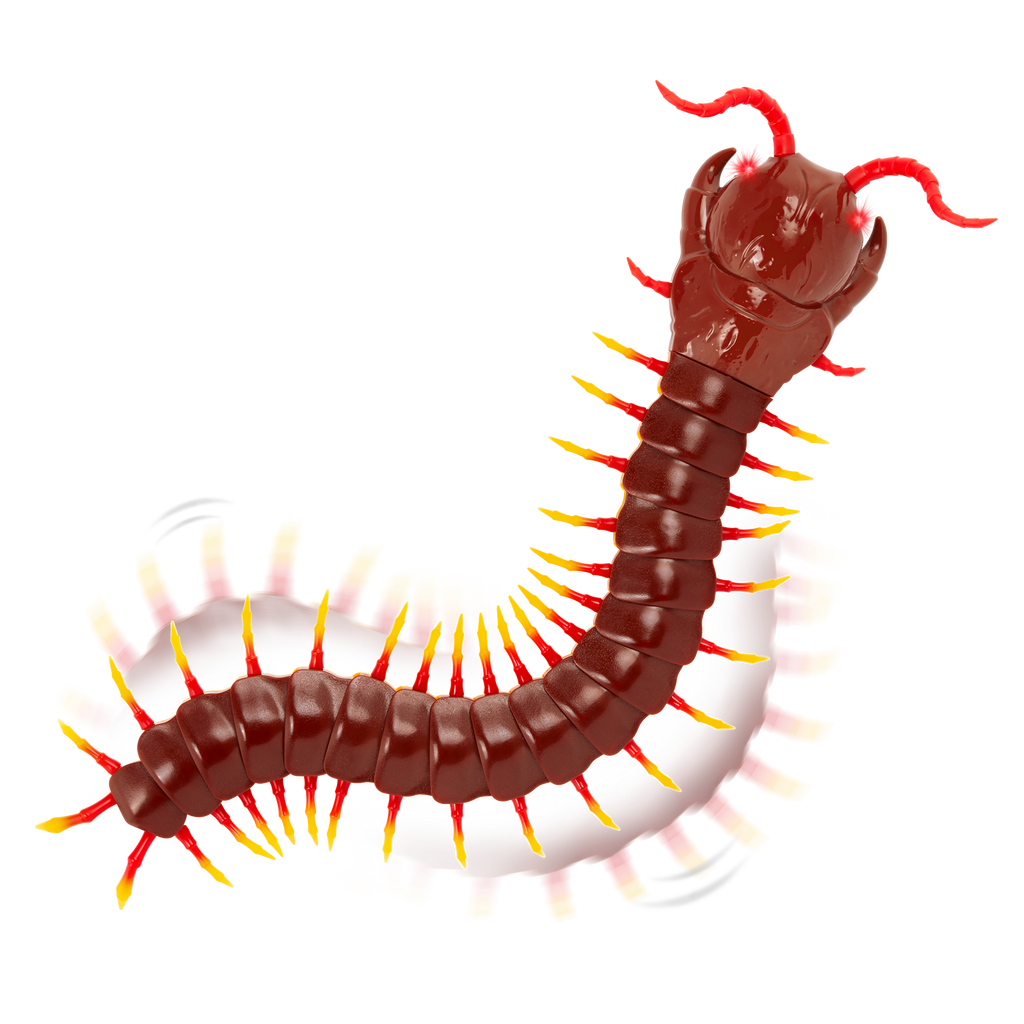 Remote control giant centipede toy