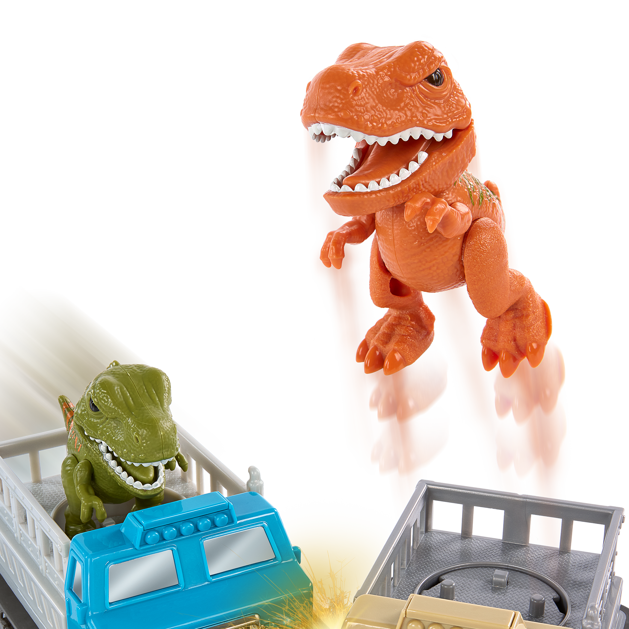 Remote control RC dinosaur bumper cars game 2-player game