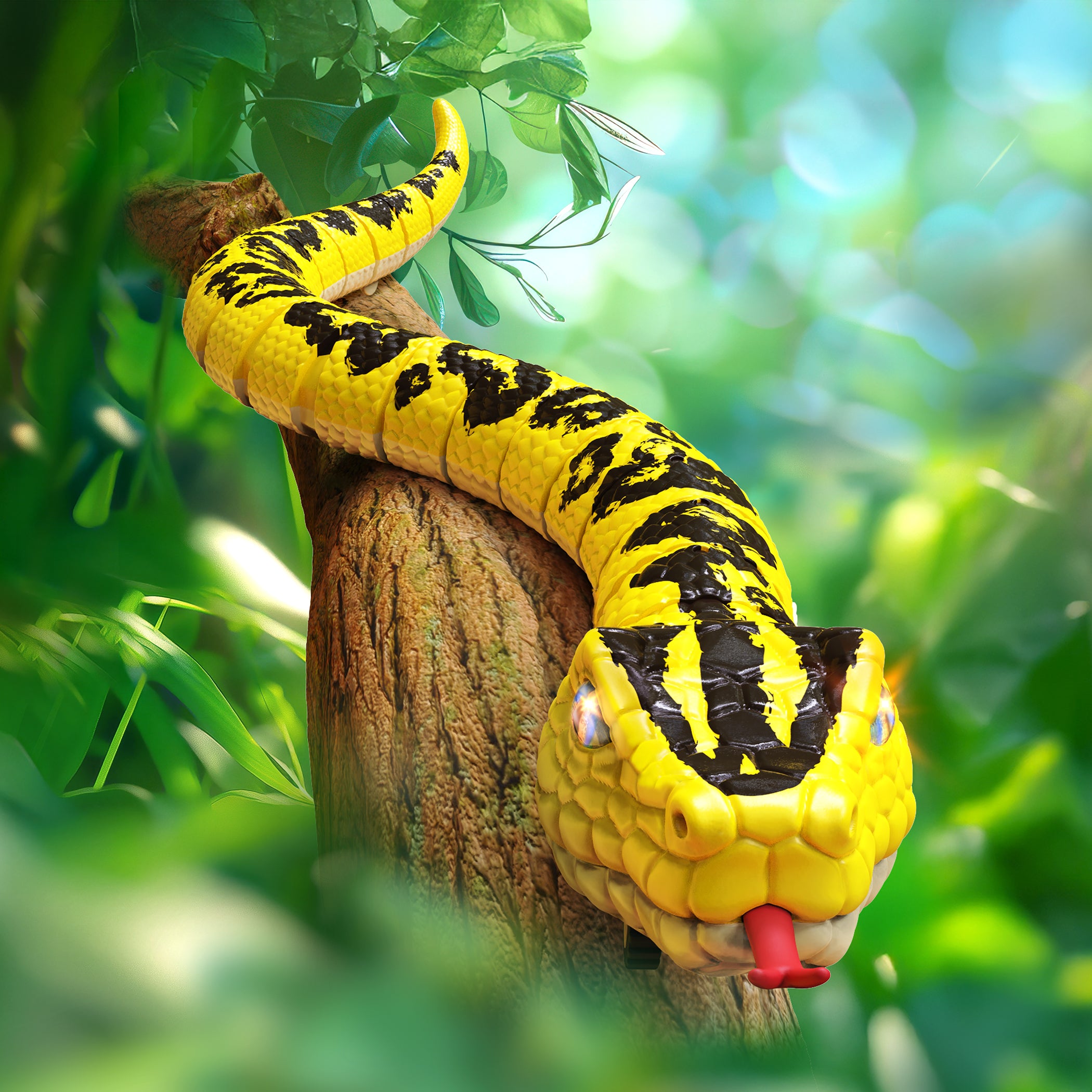 RC Snake: Yellow Anaconda