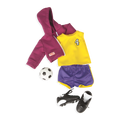 Team Player soccer outfit for 18-inch Dolls