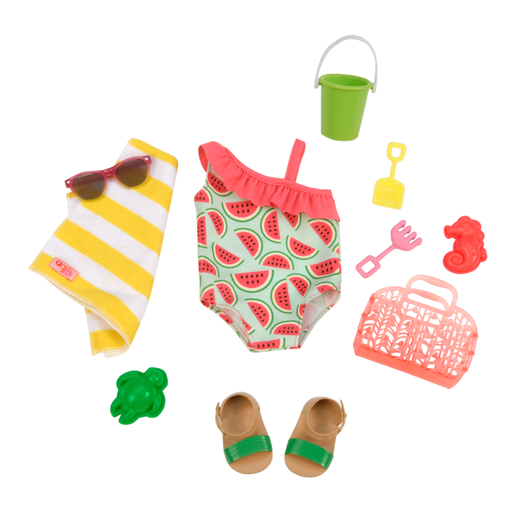 Slice of fun swimsuit outfit for dolls